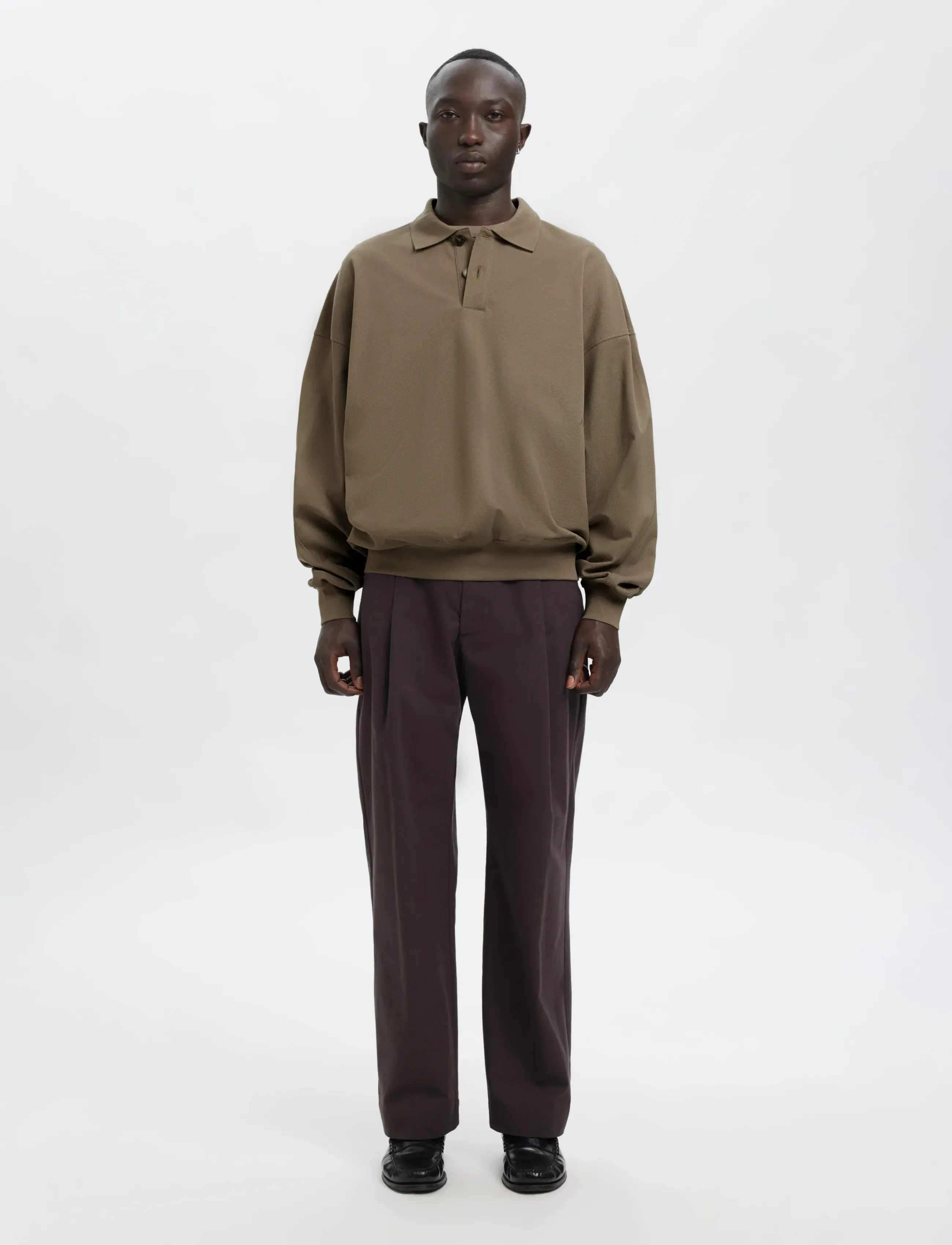 Annarr - ANRARCHEL LS POLO SWEAT - bungee cord - 4