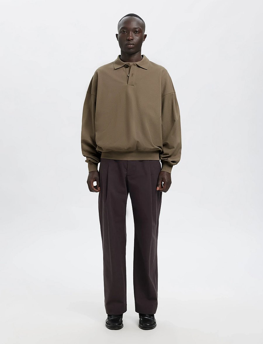 Annarr - ANRARCHEL LS POLO SWEAT - bungee cord - 4