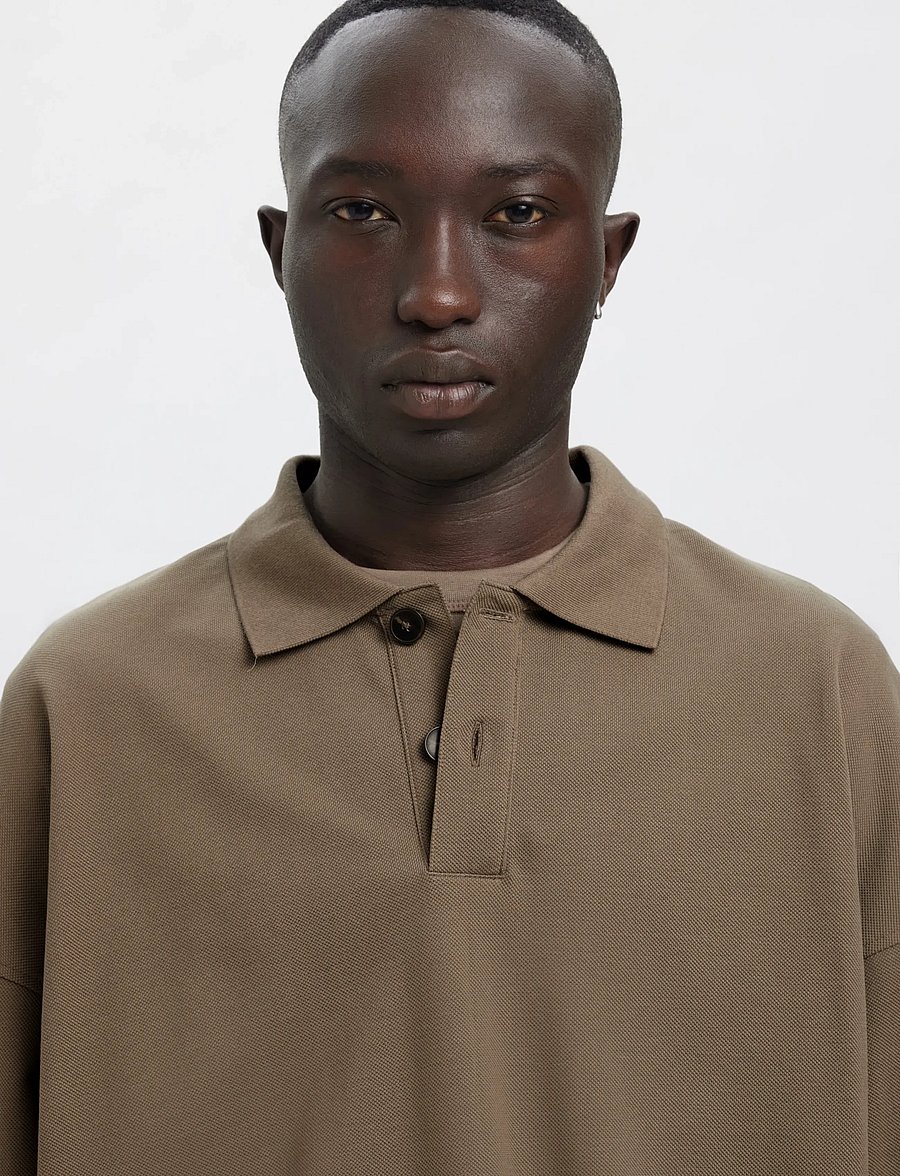 Annarr - ANRARCHEL LS POLO SWEAT - bungee cord - 5
