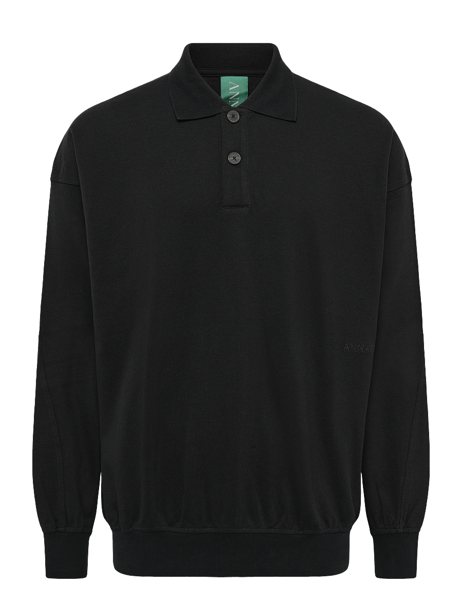 Annarr - ANRARCHEL LS POLO SWEAT - dark navy - 1