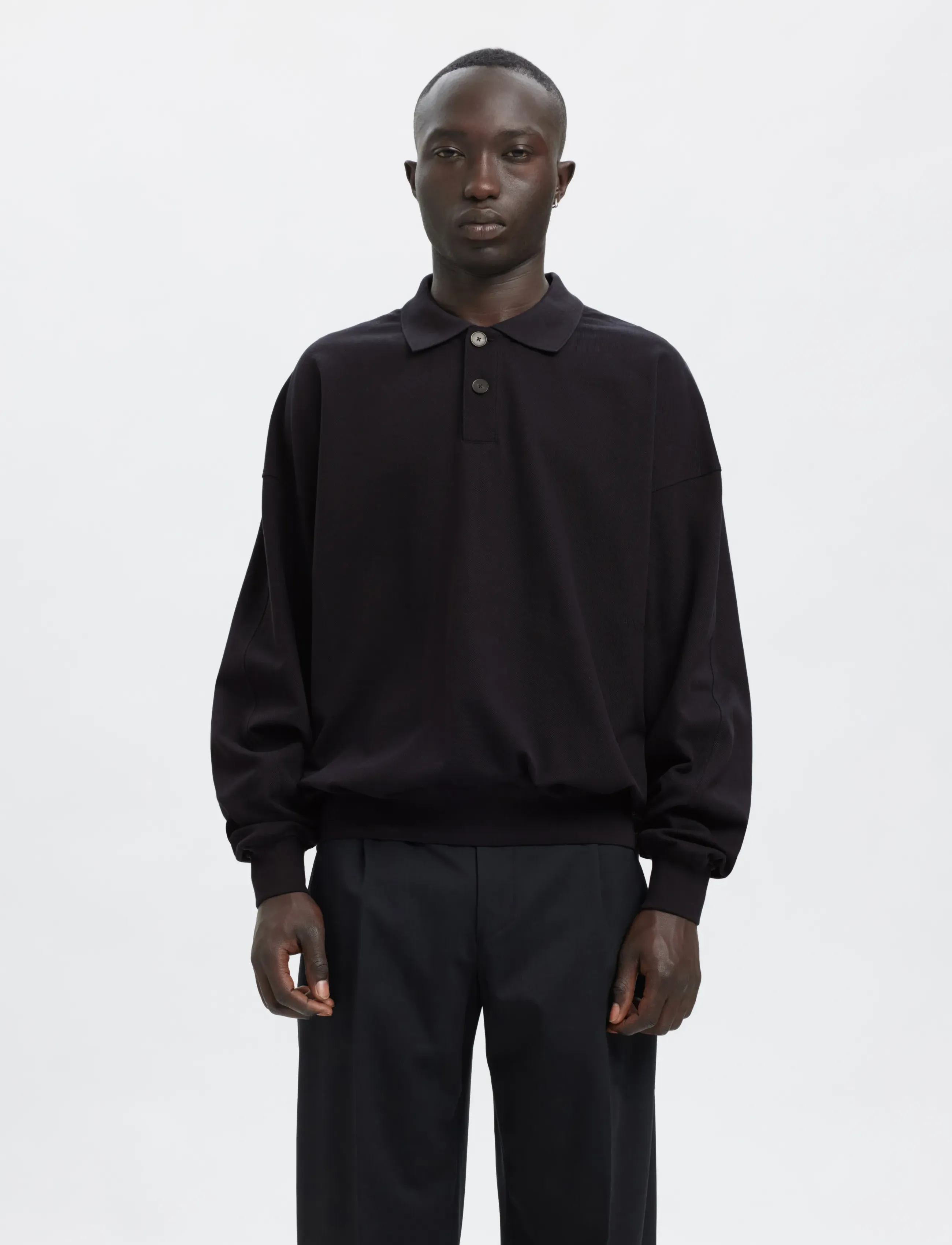Annarr ANRARCHEL LS POLO SWEAT - Annarr - DARK NAVY / navy