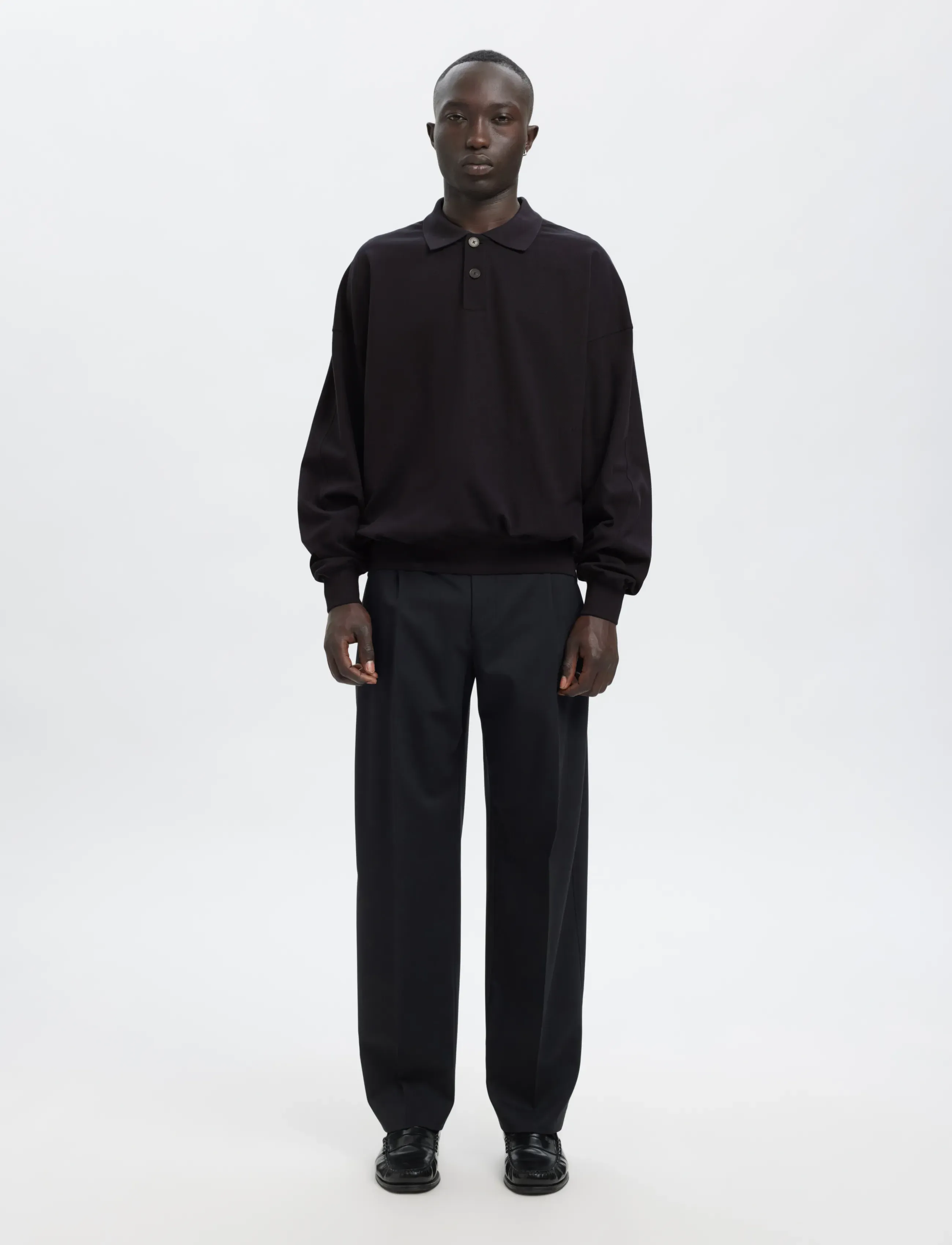 Annarr - ANRARCHEL LS POLO SWEAT - dark navy - 4