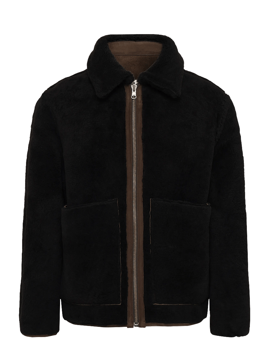 Annarr - ANRULFUR SHEARLING JKT - forårsjakker - delicioso - 1