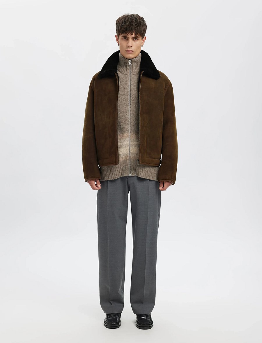 Annarr - ANRULFUR SHEARLING JKT - forårsjakker - delicioso - 4