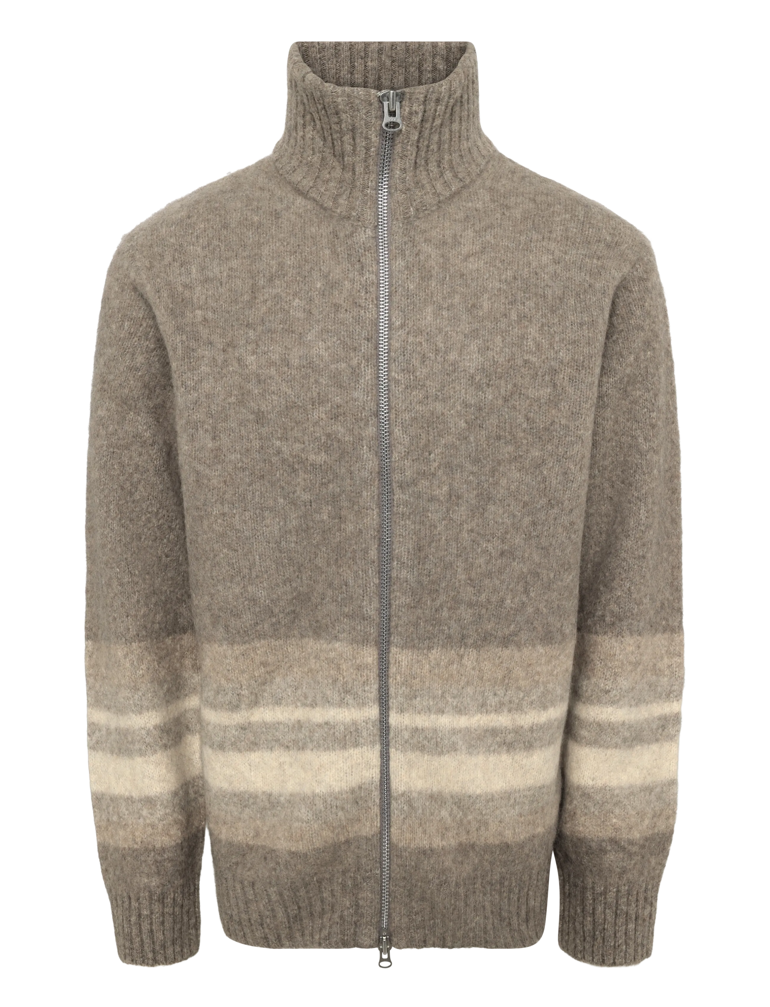 Annarr ANRNORMAN LS KNIT FULL ZIP CARDIGAN - Tøj - BROWNIE / brown