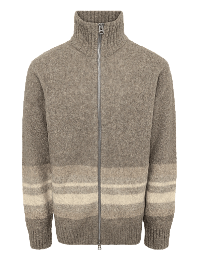 Anrnorman Ls Knit Full Zip Cardigan - Cardigans