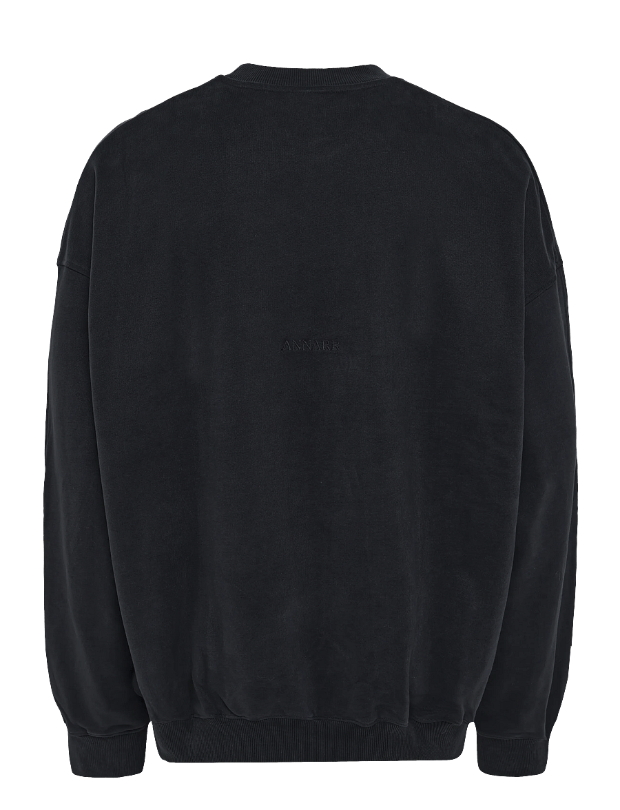 Annarr - ANRHACKETT CLASSIC CREW NECK SWEAT - fleecetrøjer - dark navy - 2