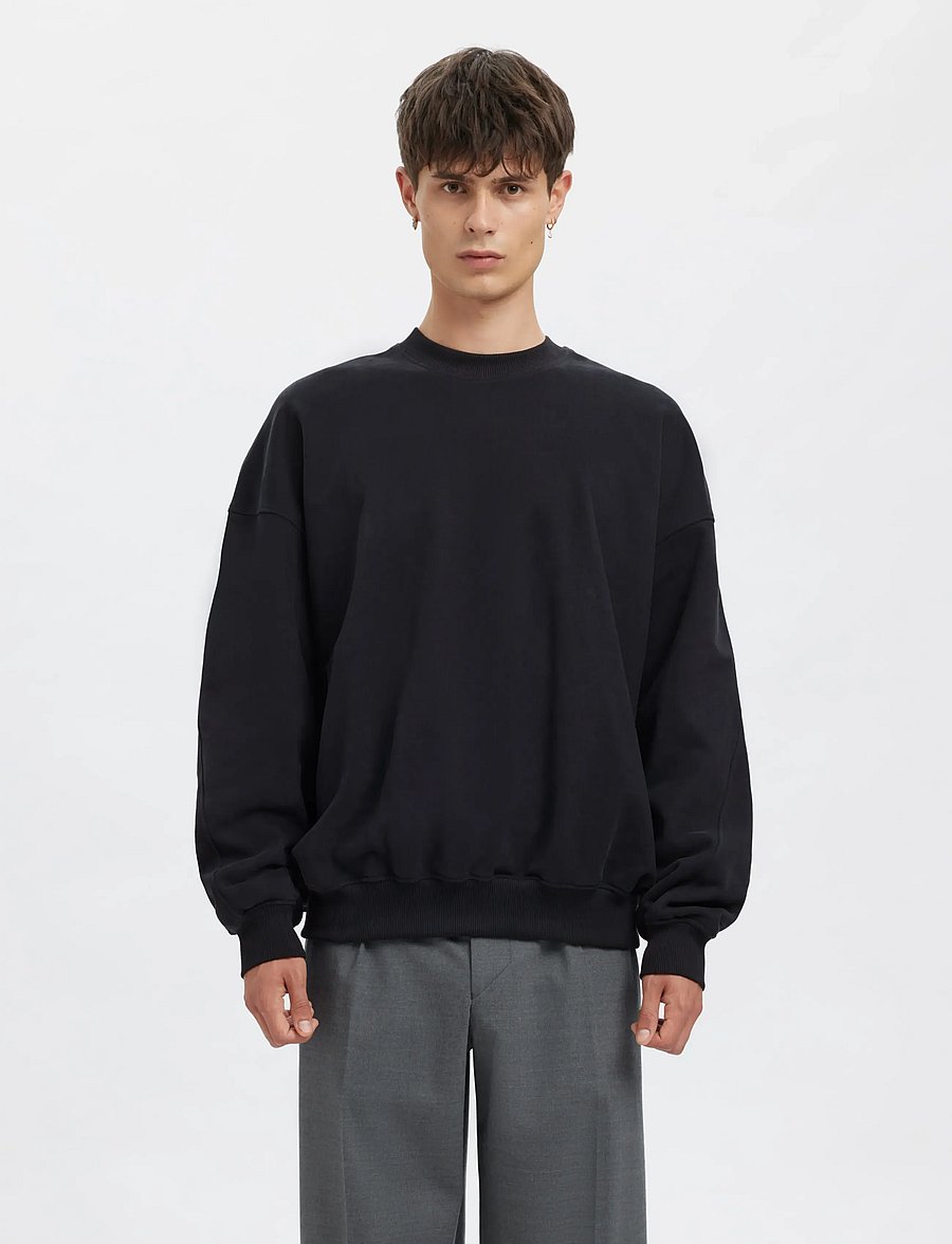 Annarr - ANRHACKETT CLASSIC CREW NECK SWEAT - fleecetrøjer - dark navy - 0