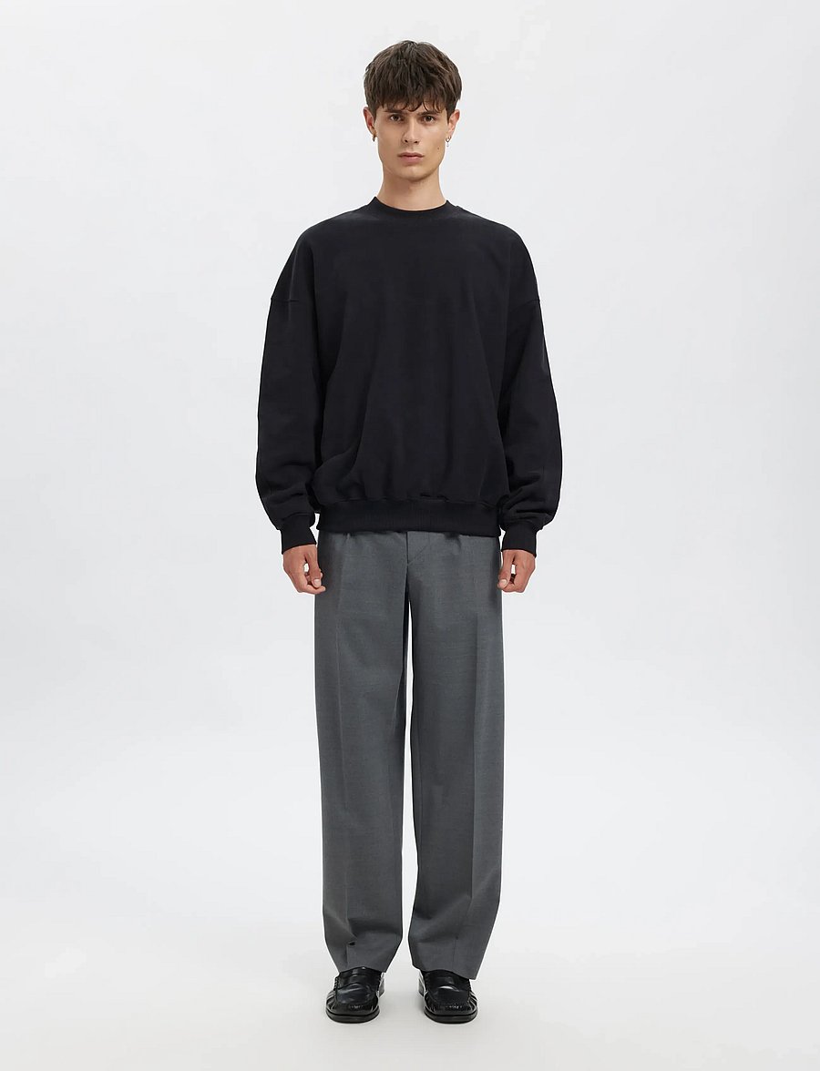 Annarr - ANRHACKETT CLASSIC CREW NECK SWEAT - fleecetrøjer - dark navy - 4