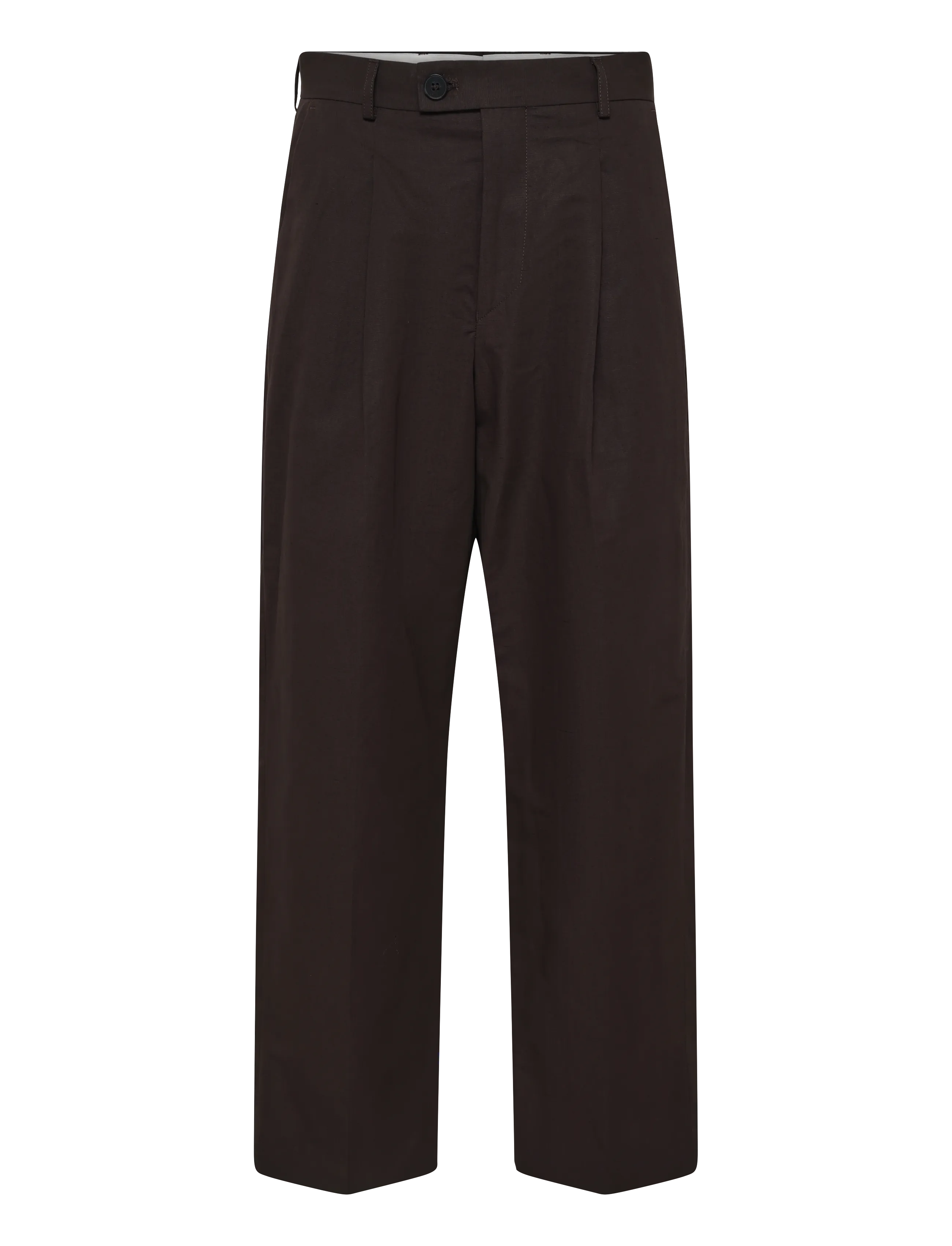 Annarr - ANRNORR 261 LINEN BLEND TROUSER - licorice - 1