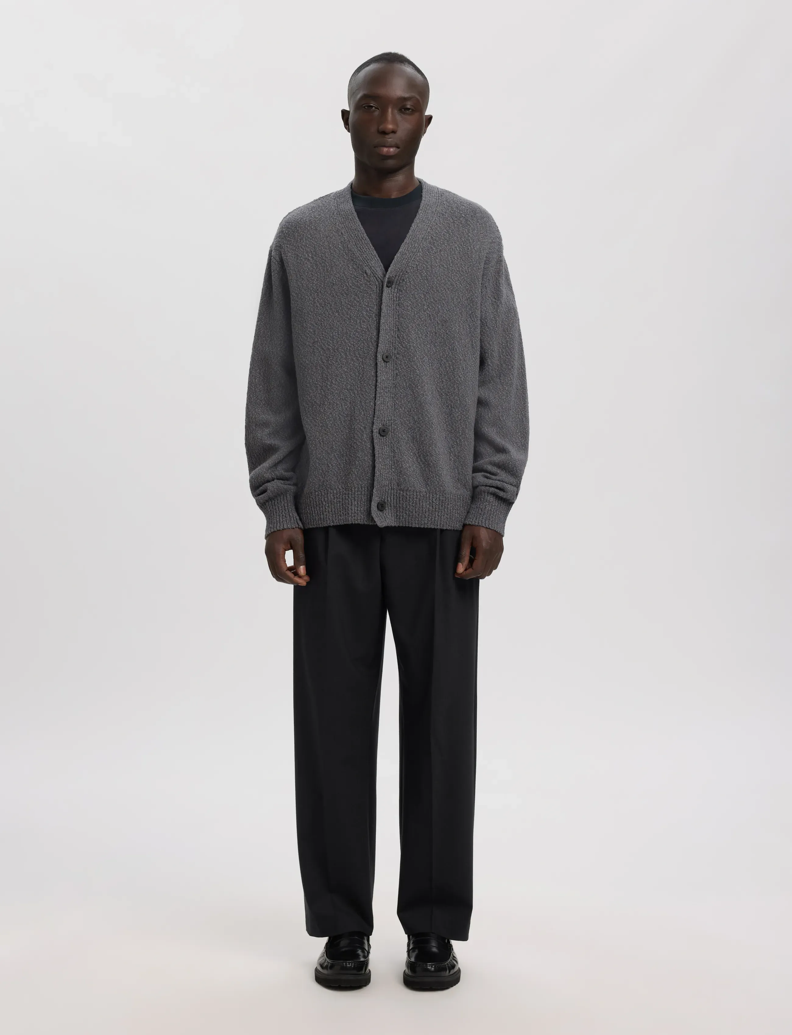 Annarr - ANRNORR 261 WOOL BLEND TROUSER - black - 4