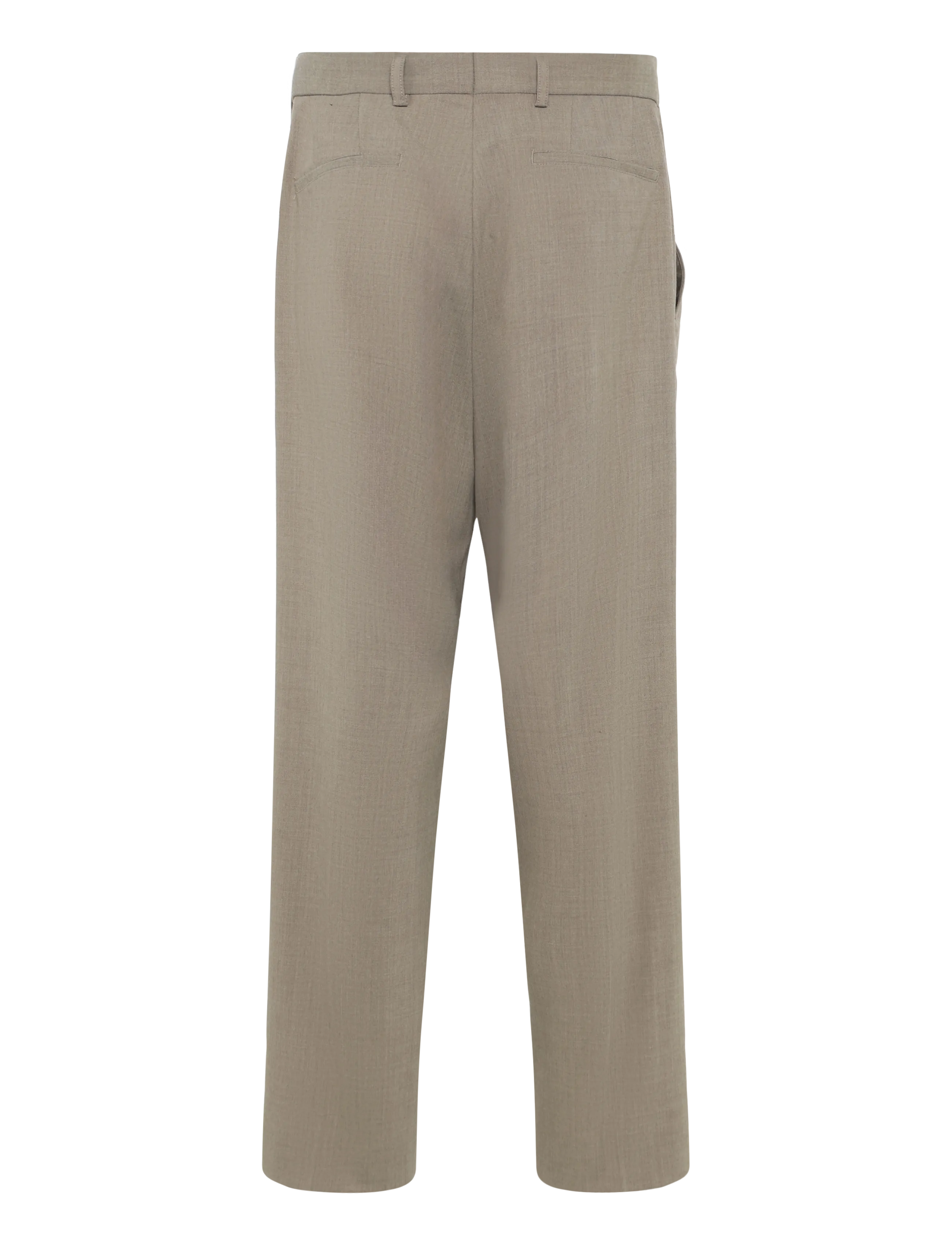 Annarr - ANRNORR 261 WOOL BLEND TROUSER - habitbukser - dark sand melange - 1