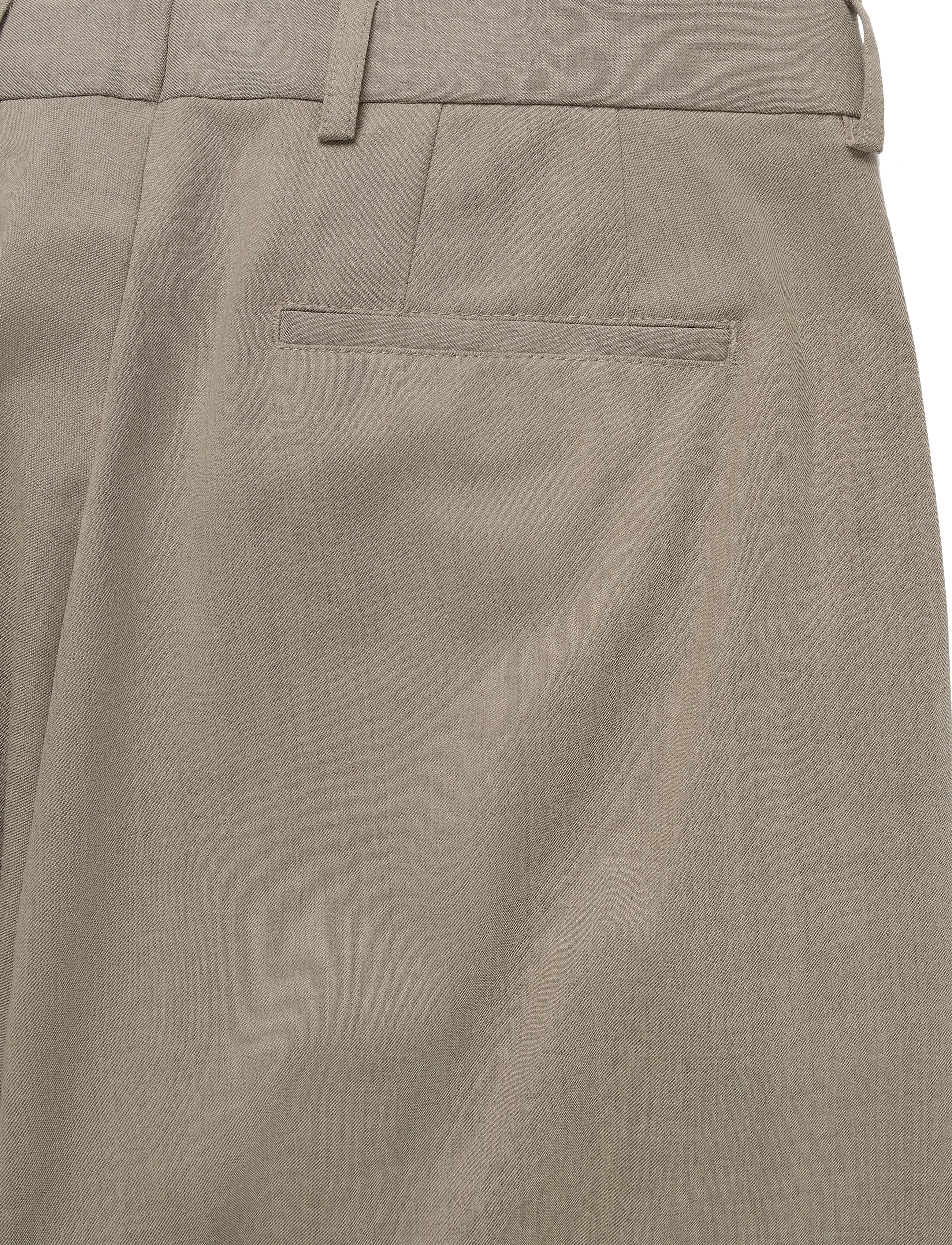 Annarr - ANRNORR 261 WOOL BLEND TROUSER - habitbukser - dark sand melange - 2