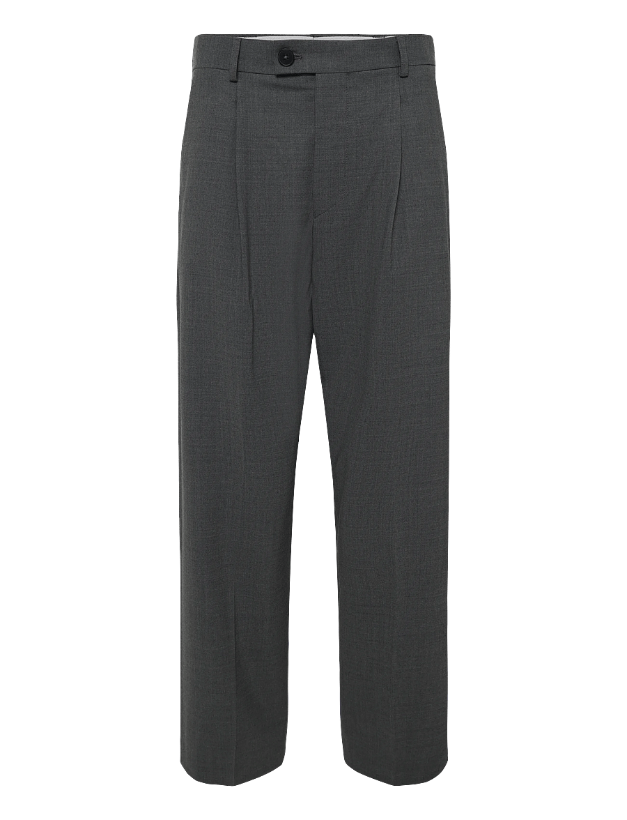 Annarr - ANRNORR 261 WOOL BLEND TROUSER - kostymbyxor - light grey melange - 1