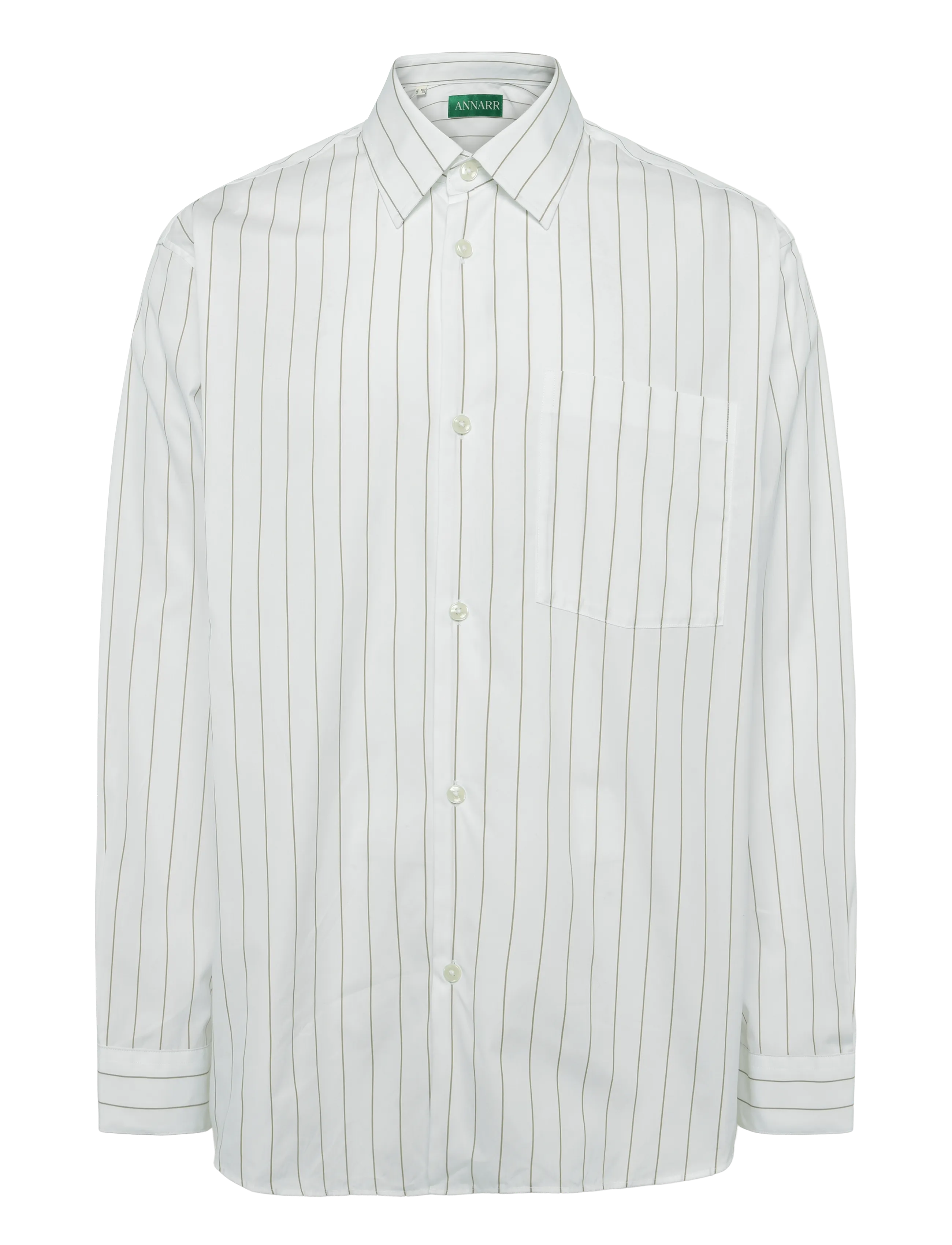 Annarr - ANRASLUND CLASSIC STRIPE LS SHIRT - brilliant white - 1