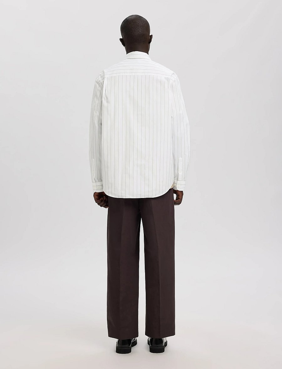 Annarr - ANRASLUND CLASSIC STRIPE LS SHIRT - gestreifte hemden - brilliant white - 3