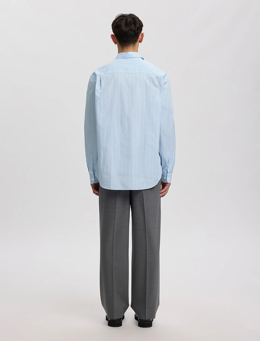Annarr - ANRASLUND CLASSIC STRIPE LS SHIRT - gestreifte hemden - cashmere blue - 3