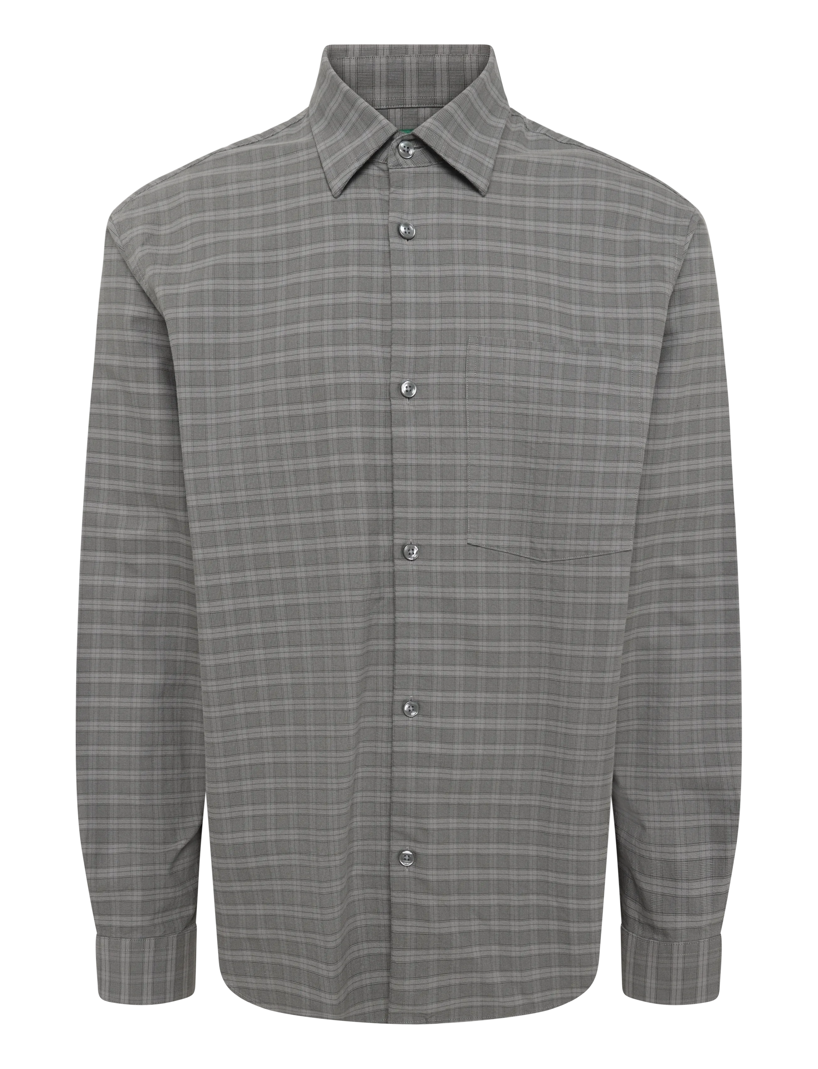 Annarr - ANRASLUND MIX OXFORD LS SHIRT - chiseled stone - 1