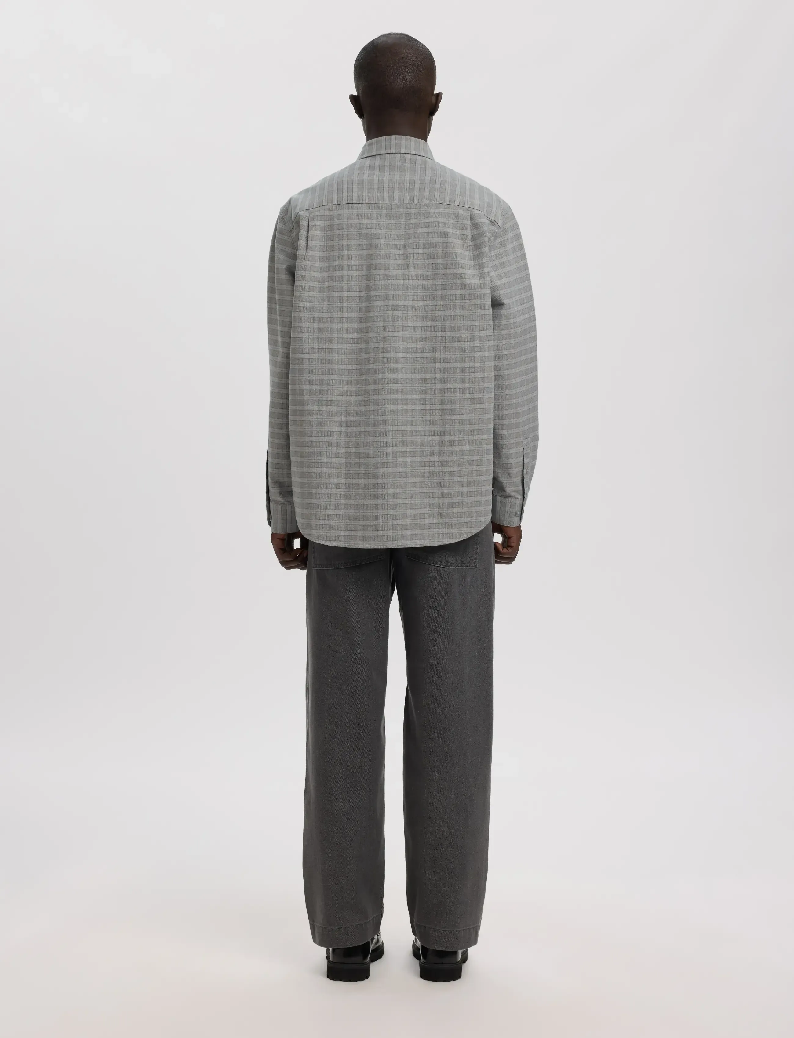 Annarr - ANRASLUND MIX OXFORD LS SHIRT - chiseled stone - 3