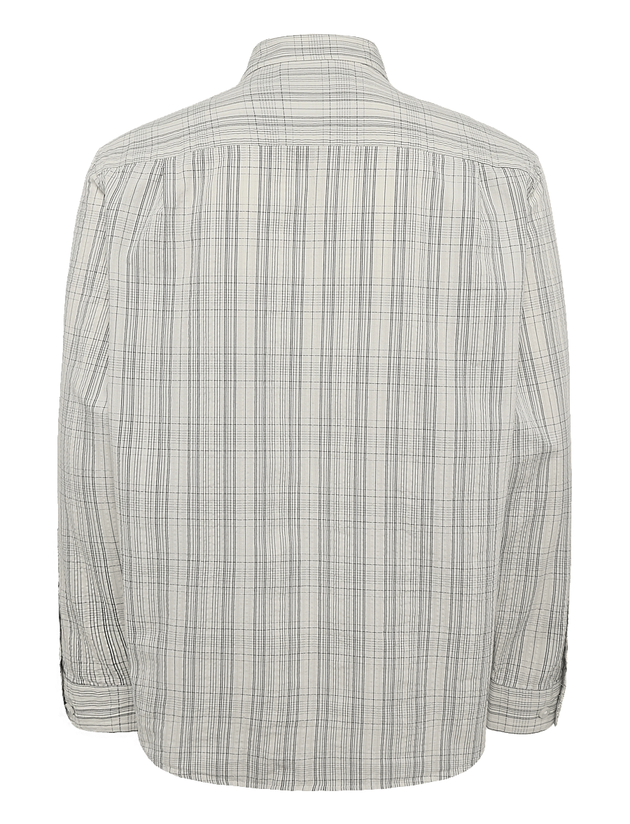 Annarr - ANRASLUND SEERSUCKER MIX LS SHIRT - randiga skjortor - birch - 2