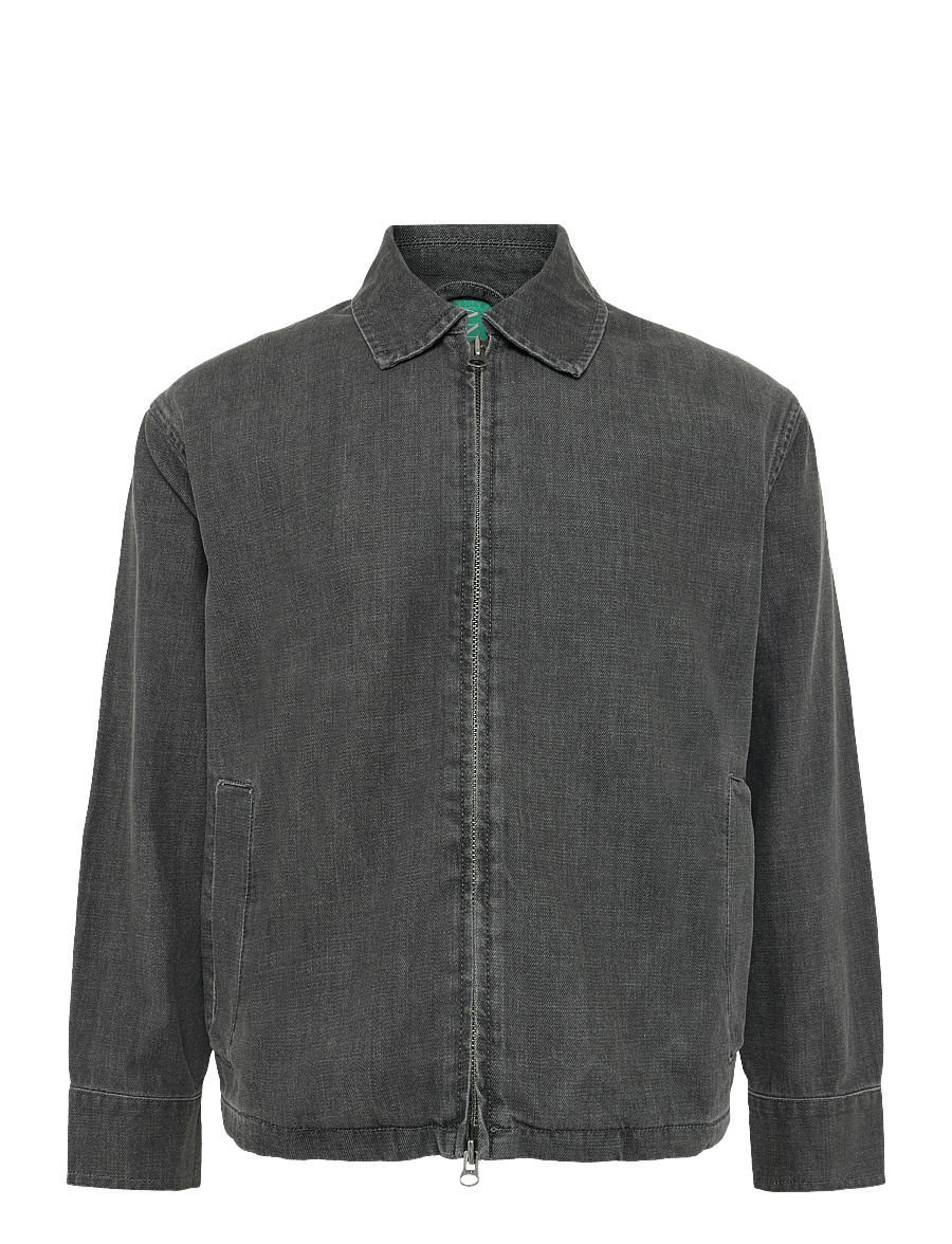 Annarr - ANRTYRELL SELVEDGE DENIM LG JACKET - light grey denim - 1
