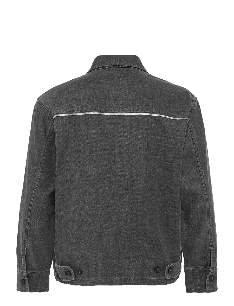 Annarr - ANRTYRELL SELVEDGE DENIM LG JACKET - light grey denim - 2