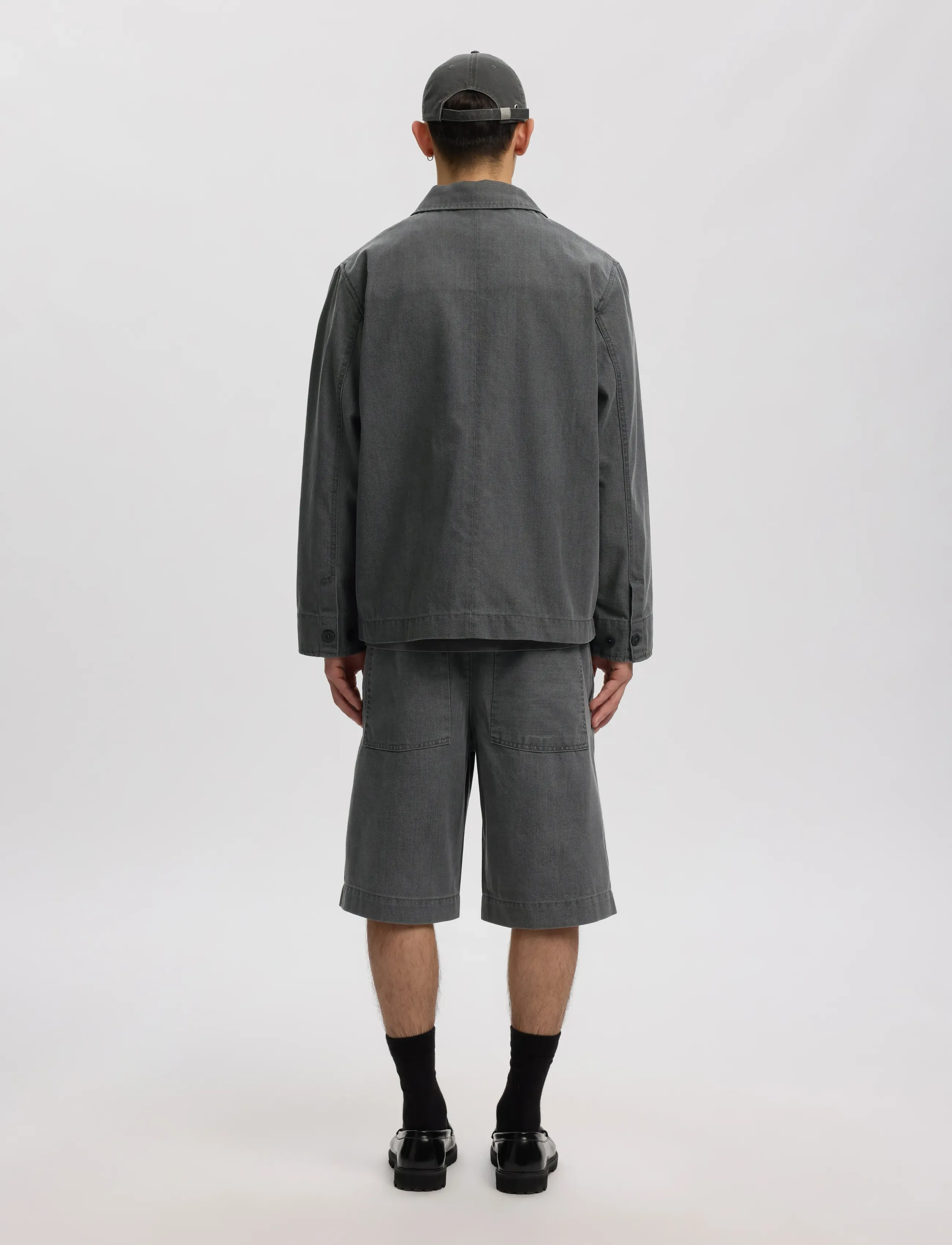 Annarr - ANRTRYGVE SELVEDGE DENIM LG SHORTS - light grey denim - 3