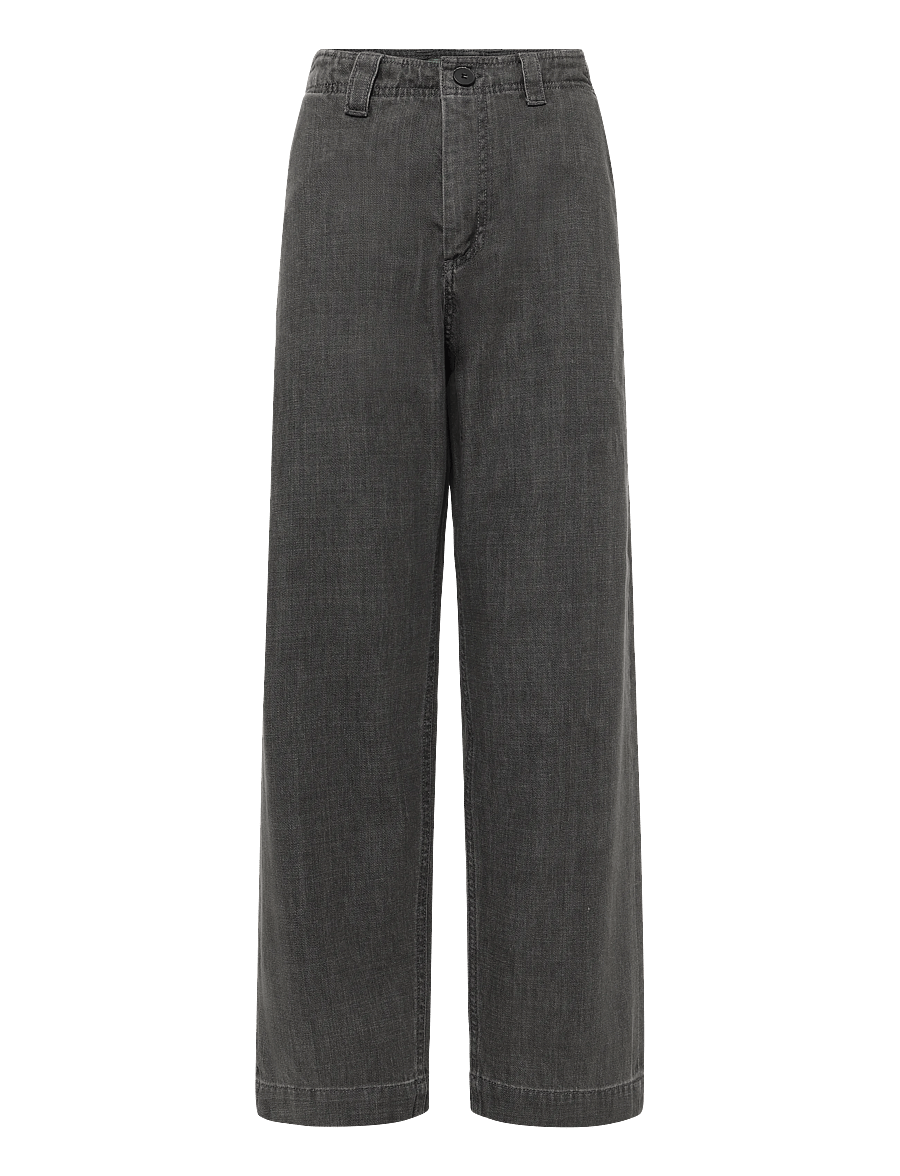 Annarr - ANRTRYGVE SELVEDGE DENIM LG JEANS - loose jeans - light grey denim - 1