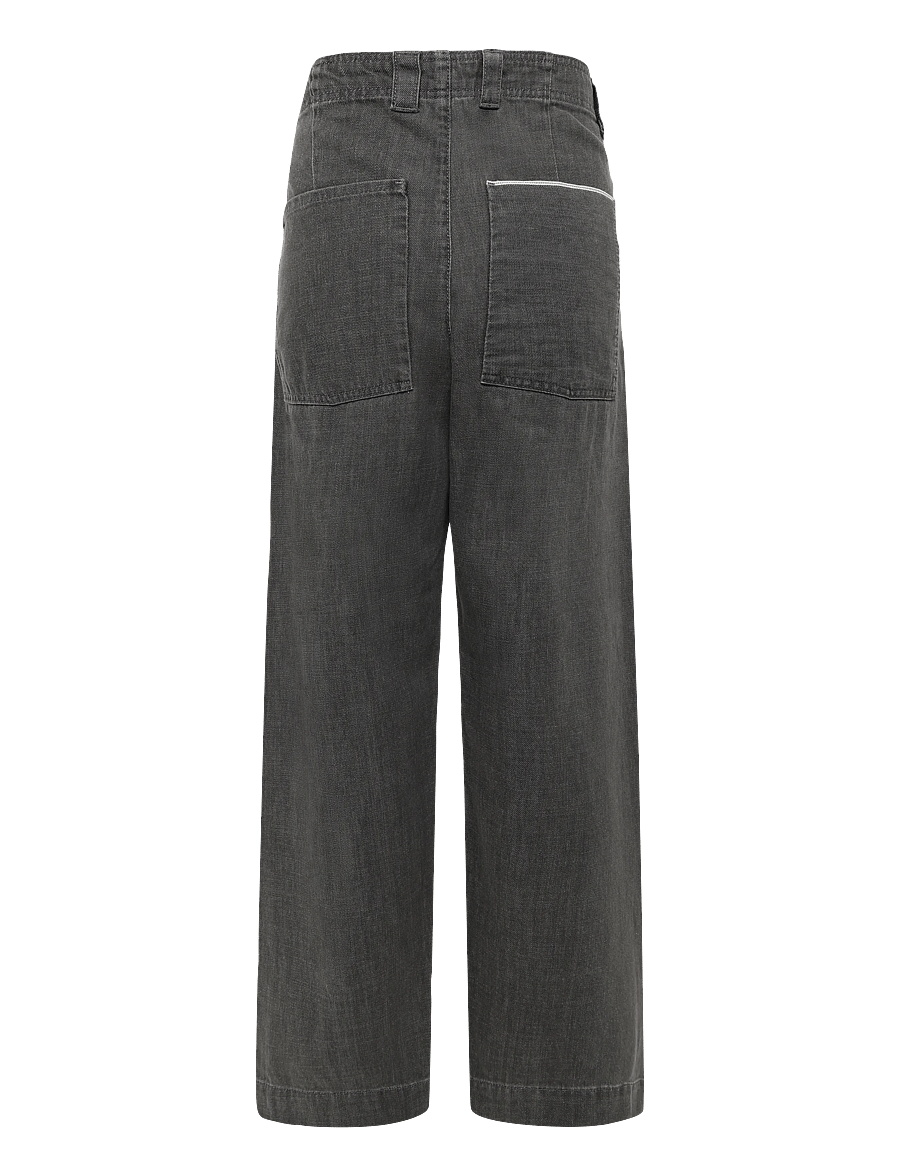 Annarr - ANRTRYGVE SELVEDGE DENIM LG JEANS - loose jeans - light grey denim - 2