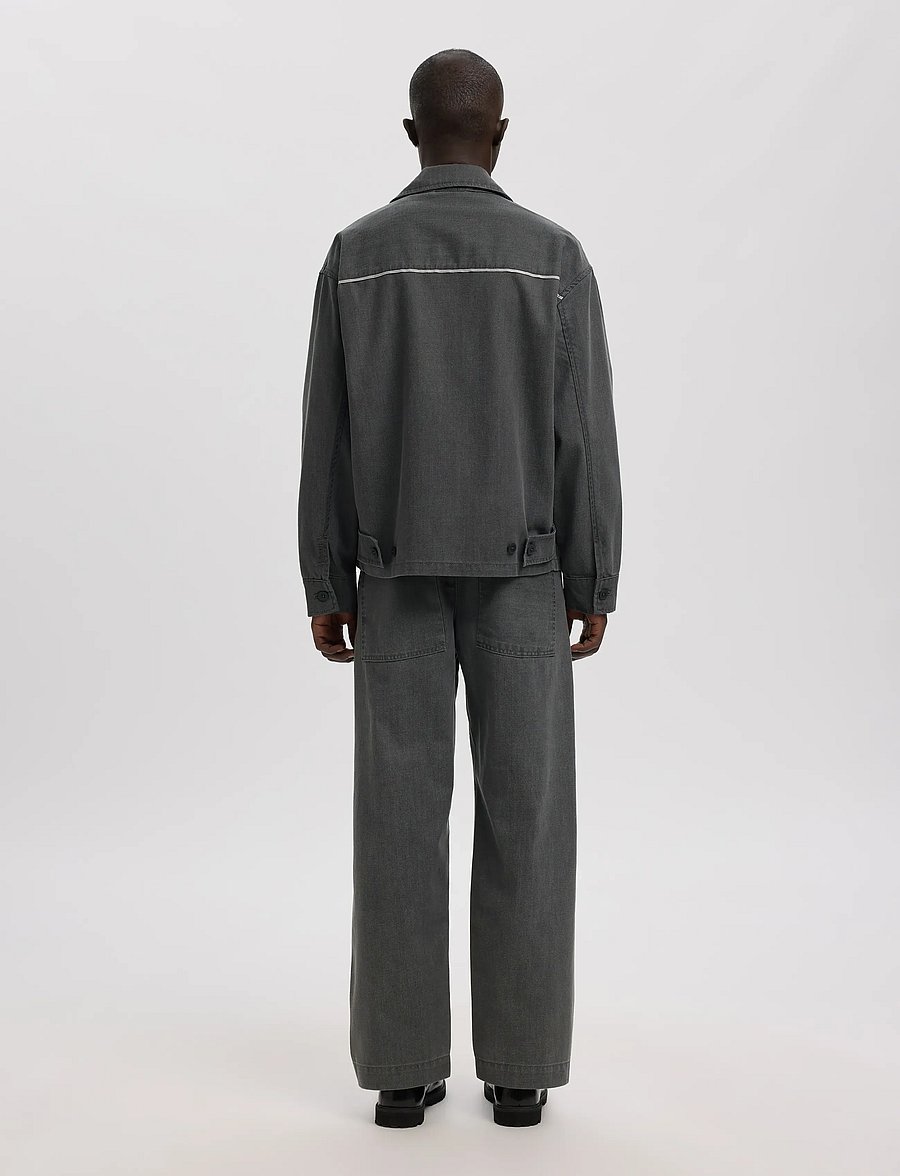 Annarr - ANRTRYGVE SELVEDGE DENIM LG JEANS - loose jeans - light grey denim - 3