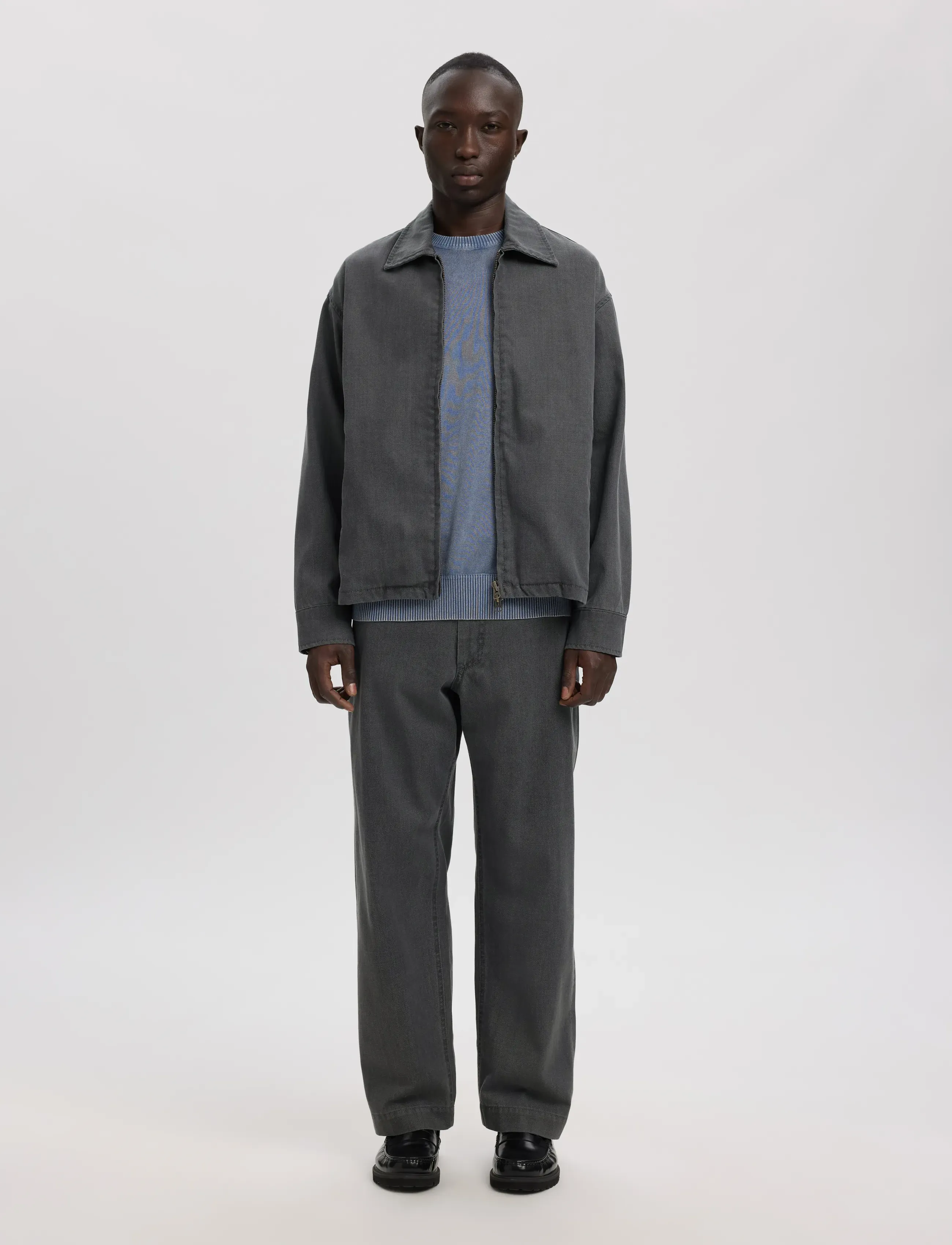 Annarr - ANRTRYGVE SELVEDGE DENIM LG JEANS - light grey denim - 4