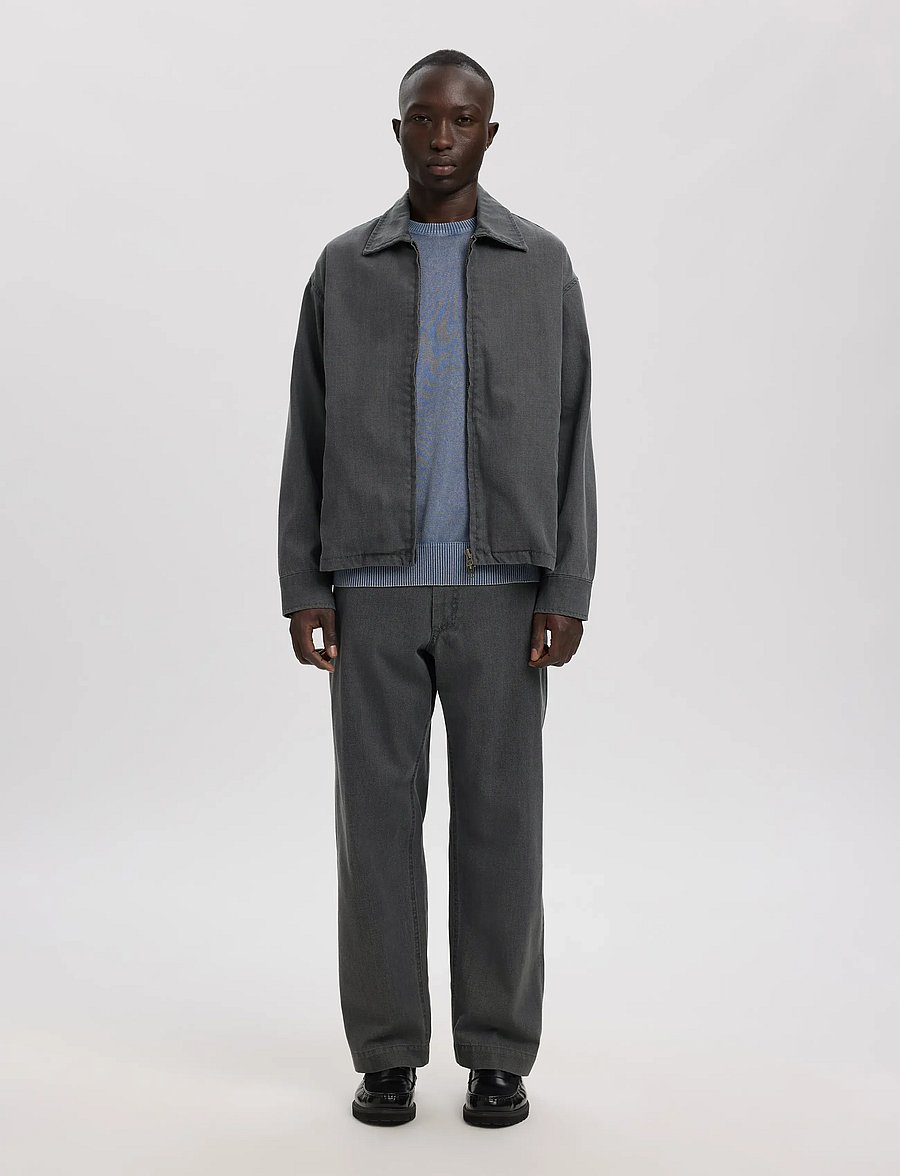 Annarr - ANRTRYGVE SELVEDGE DENIM LG JEANS - loose jeans - light grey denim - 4
