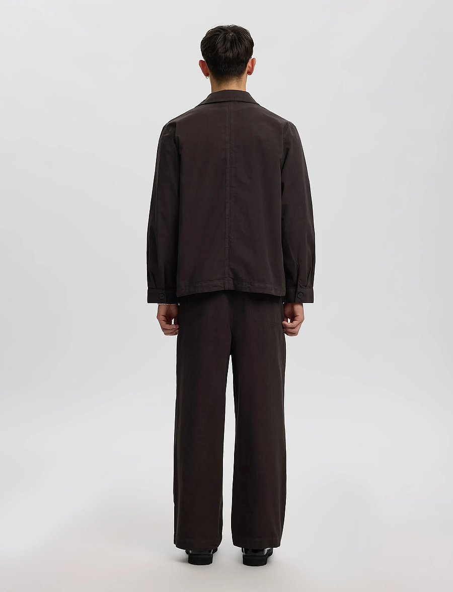 Annarr - ANRVERN STRUCTURE OVERSHIRT - shoppa efter tillfälle - licorice - 3