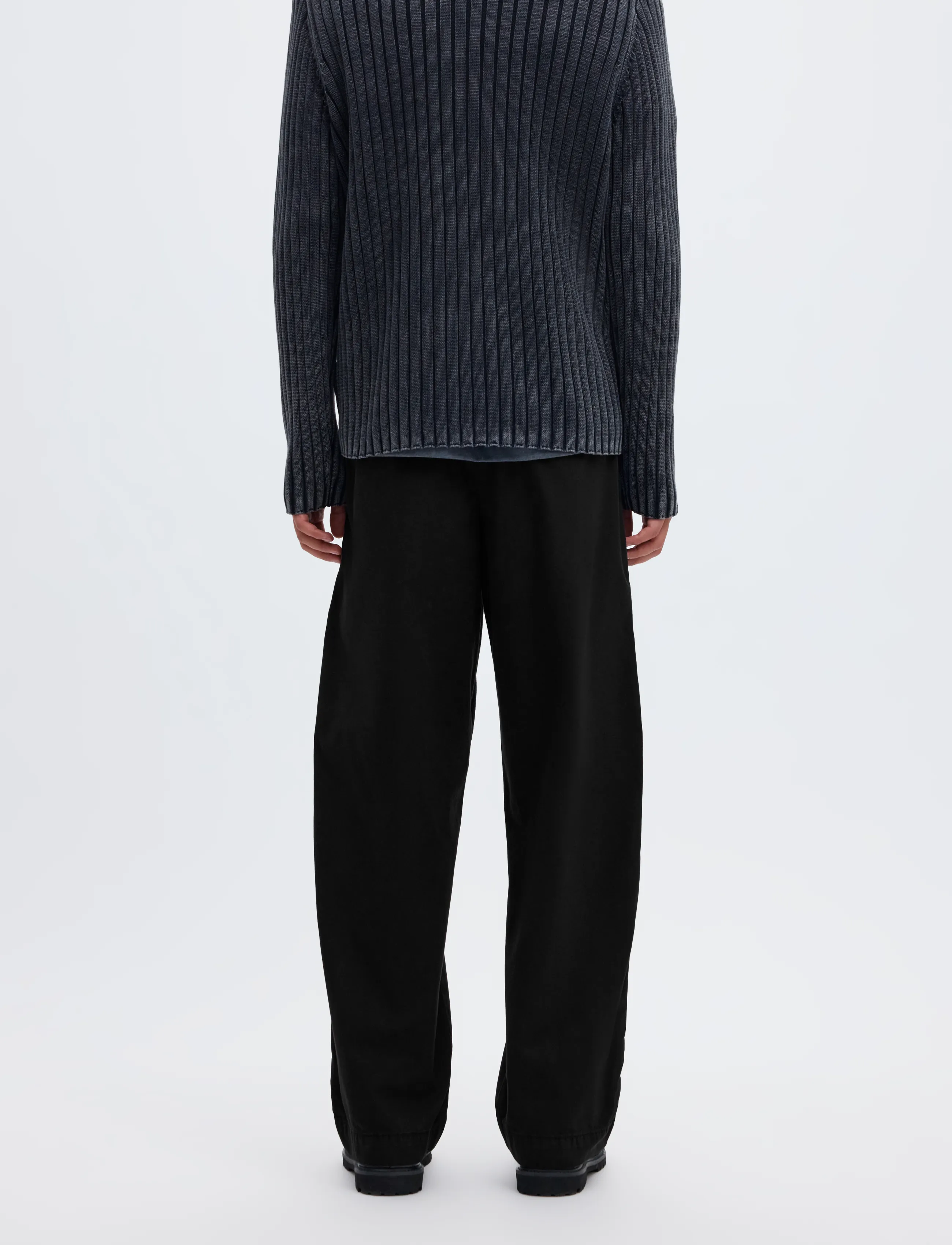 Annarr - ANRSTORM LW GMT DYED CHINO PANT - black - 5
