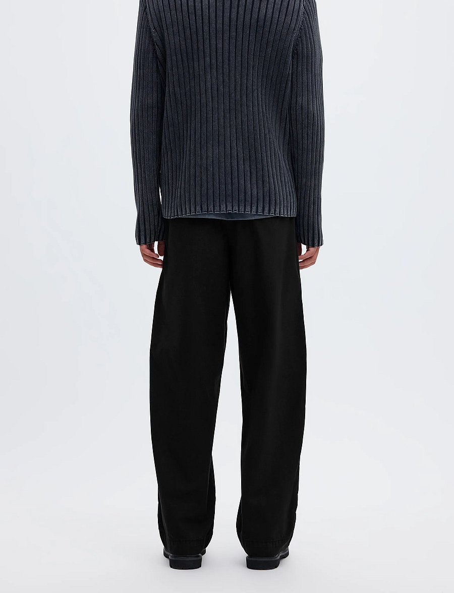Annarr - ANRSTORM LW GMT DYED CHINO PANT - chino-püksid - black - 5