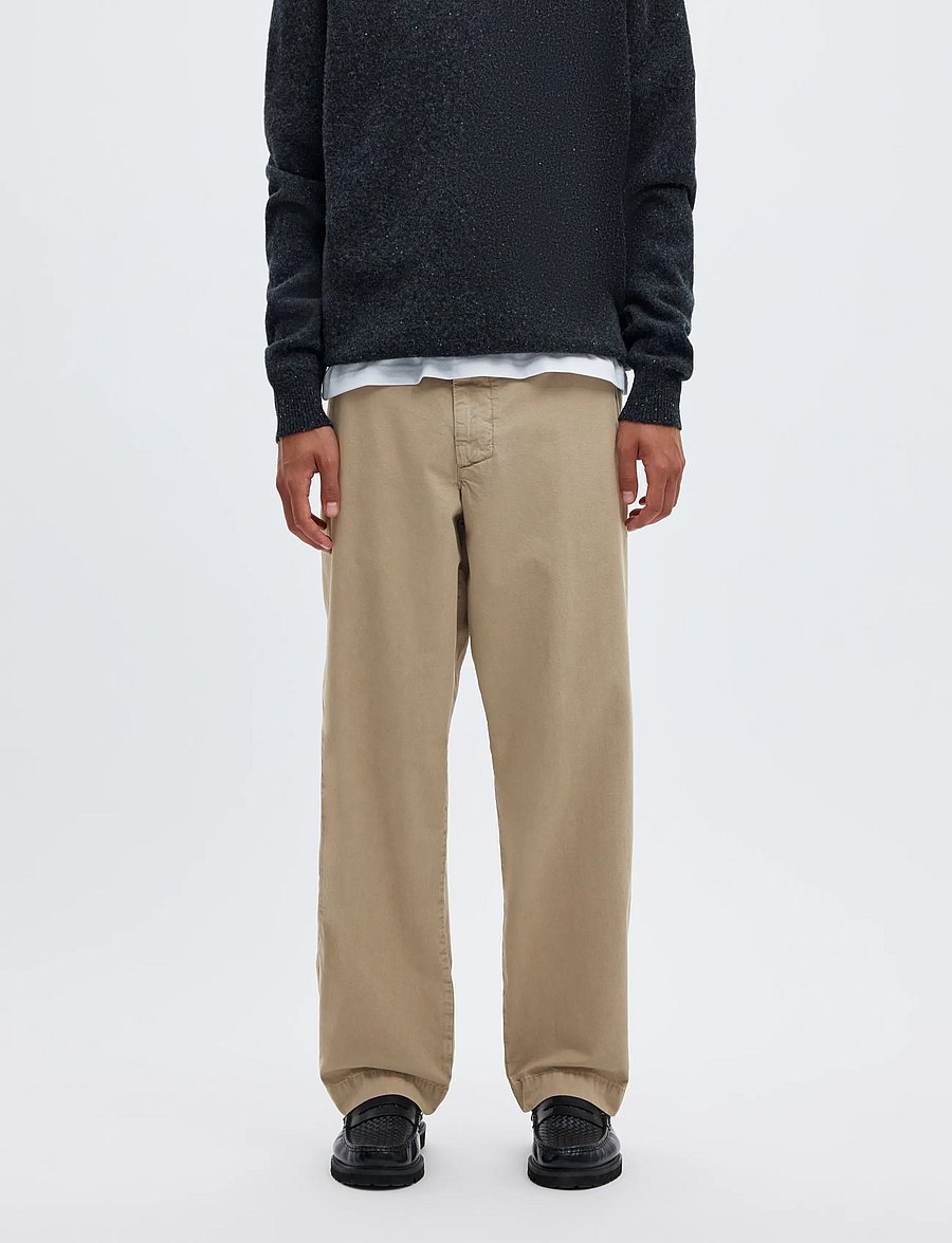 Annarr - ANRSTORM LW GMT DYED CHINO PANT - chinos - weathered teak - 0