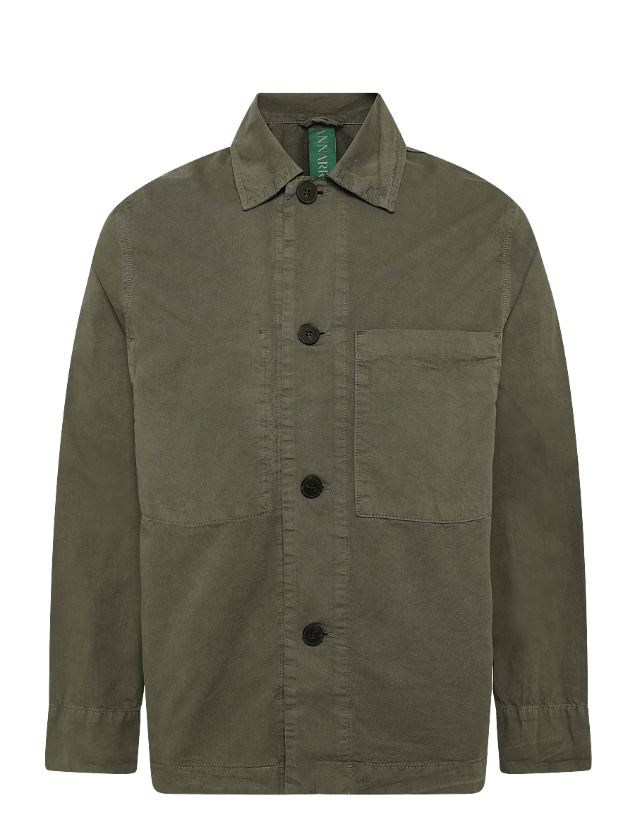 Annarr - ANRHARKI LW GMT DYED OVERSHIRT - forårsjakker - castor gray - 1