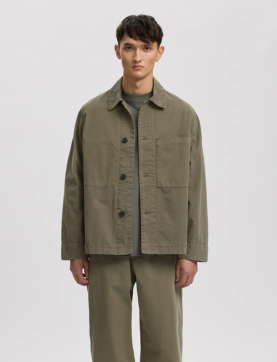 Annarr - ANRHARKI LW GMT DYED OVERSHIRT - forårsjakker - castor gray - 0