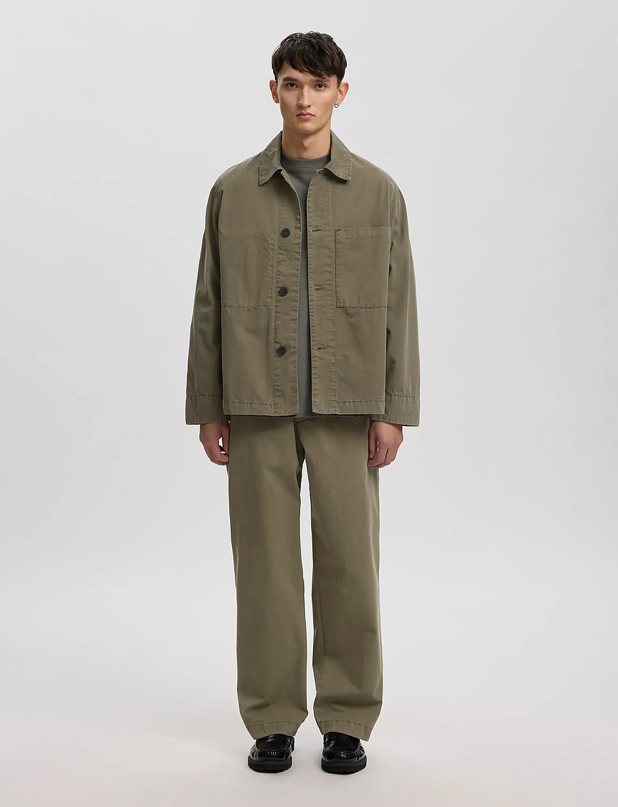 Annarr - ANRHARKI LW GMT DYED OVERSHIRT - forårsjakker - castor gray - 4