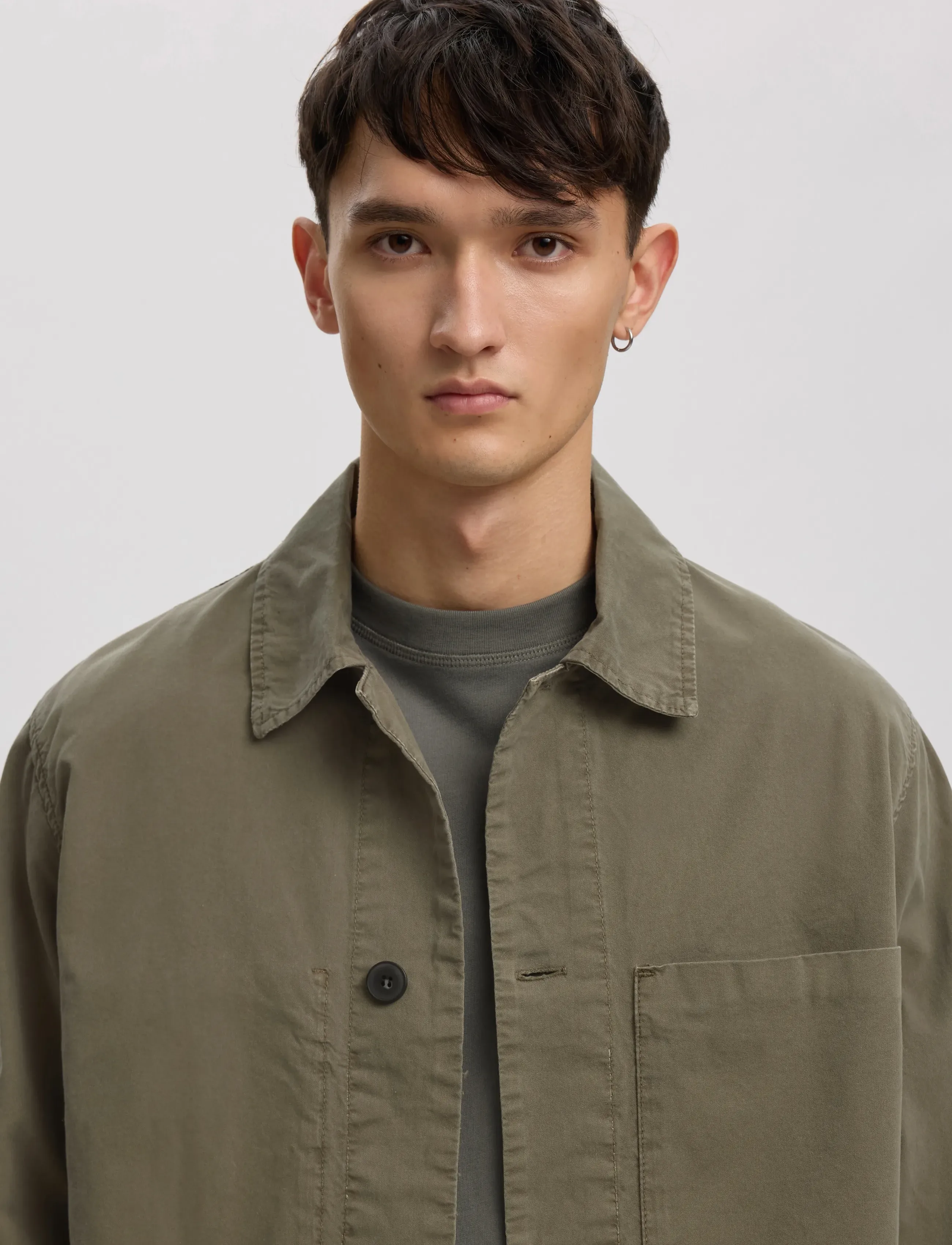 Annarr - ANRHARKI LW GMT DYED OVERSHIRT - forårsjakker - castor gray - 5