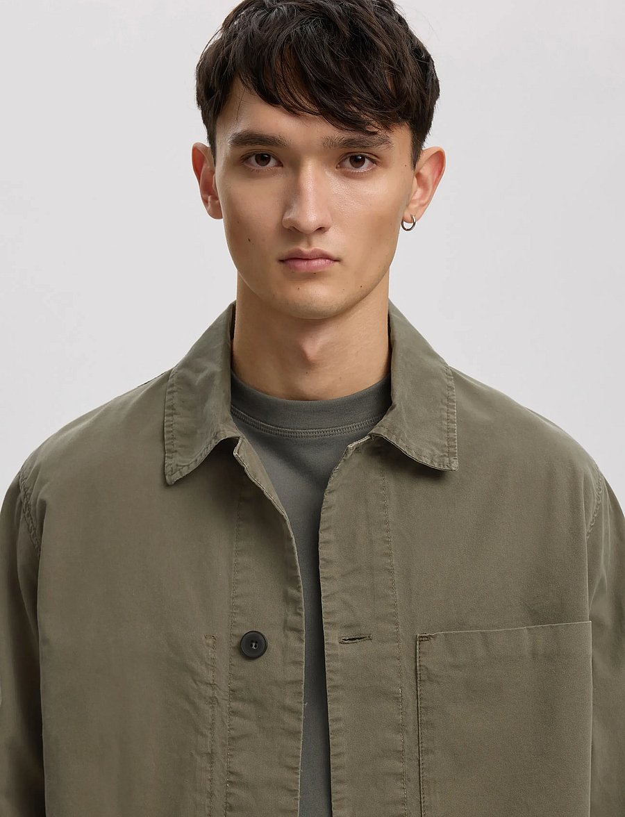 Annarr - ANRHARKI LW GMT DYED OVERSHIRT - forårsjakker - castor gray - 5