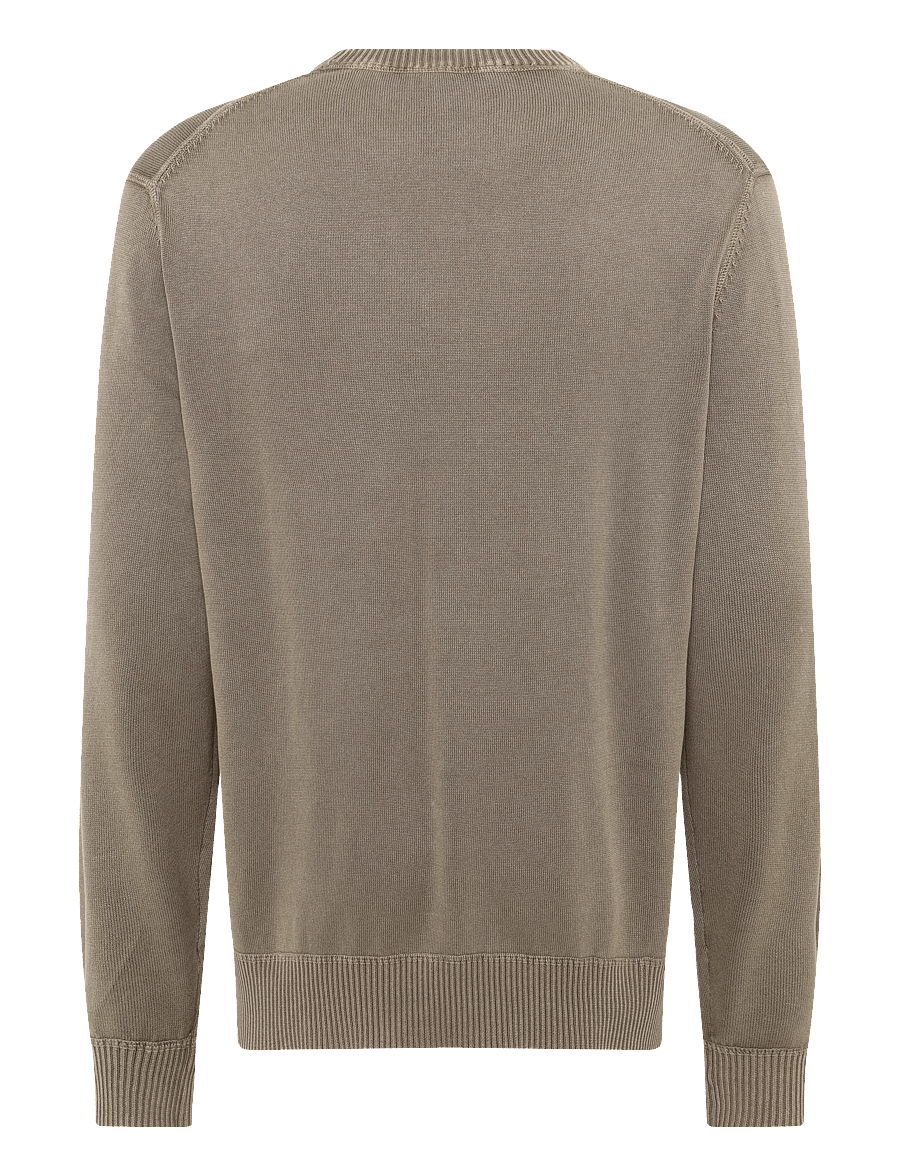 Annarr - ANRRAGI WASHED LS KNIT CREW NECK - Ümara kaelusega - dark grey - 2