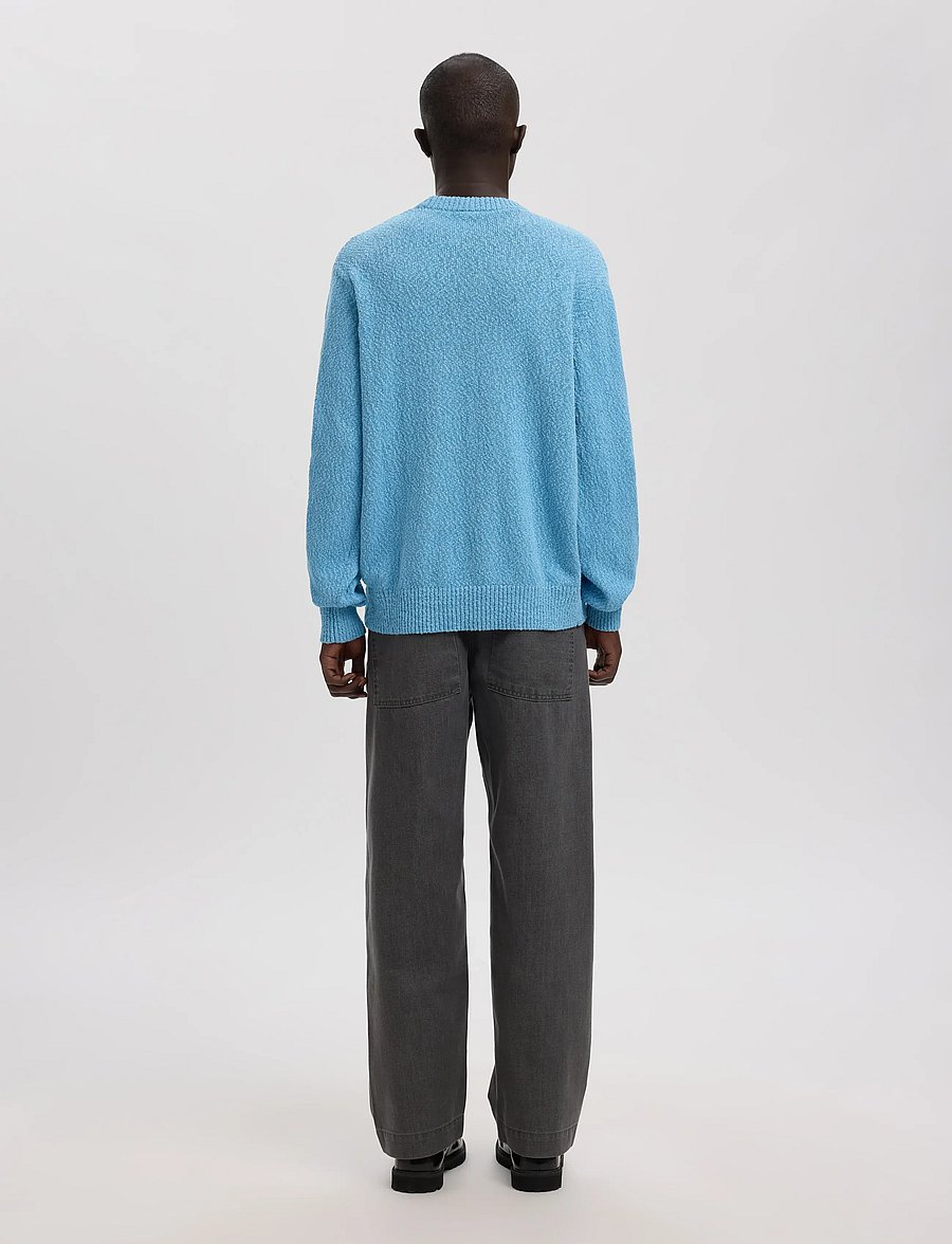 Annarr - ANRRAGI BOUCLE LS KNIT CREW NECK - rundhals - bright cobalt - 3