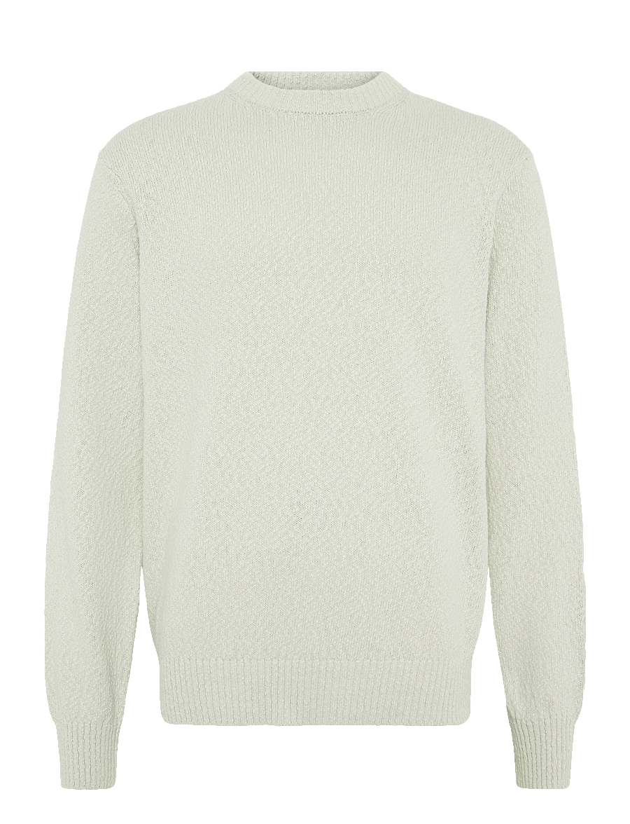 Annarr - ANRRAGI BOUCLE LS KNIT CREW NECK - rundhals - oatmeal - 1