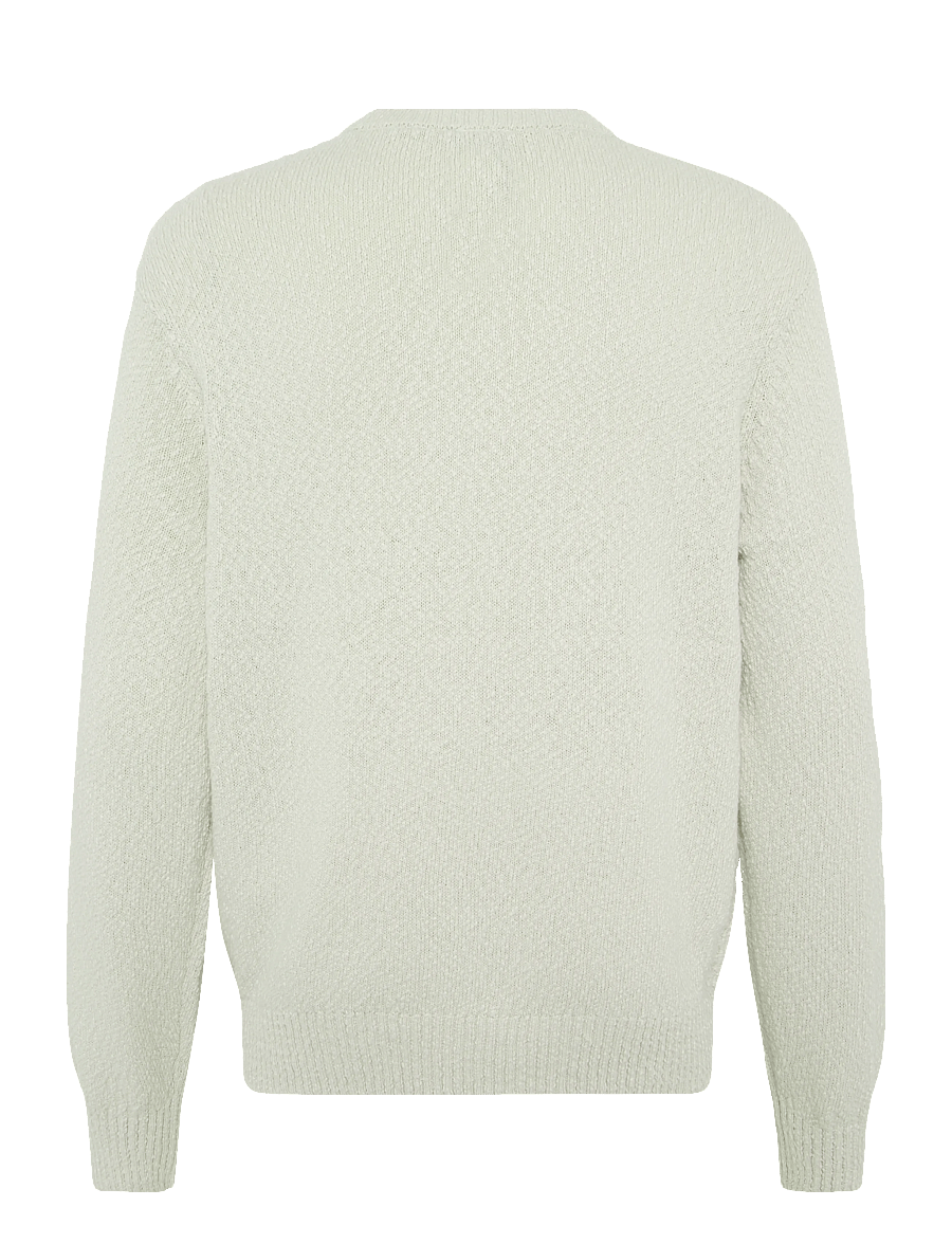 Annarr - ANRRAGI BOUCLE LS KNIT CREW NECK - rundhals - oatmeal - 2