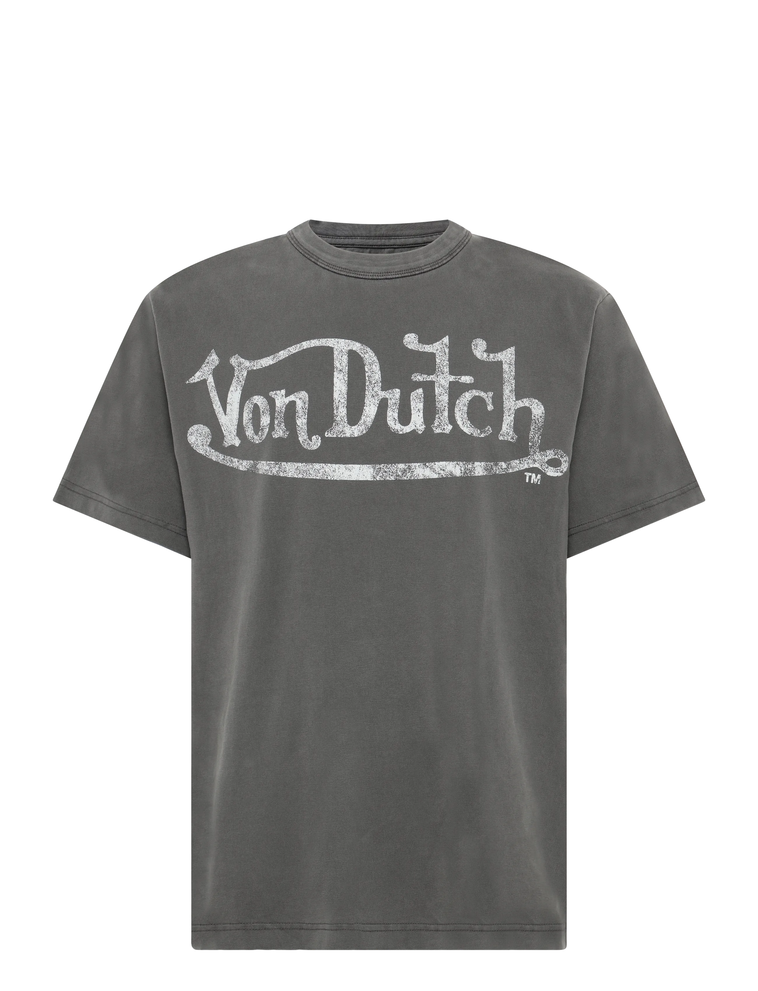 Annarr - ANRERROR DUTCH SS O-NECK TEE - kortærmede t-shirts - forged iron - 1