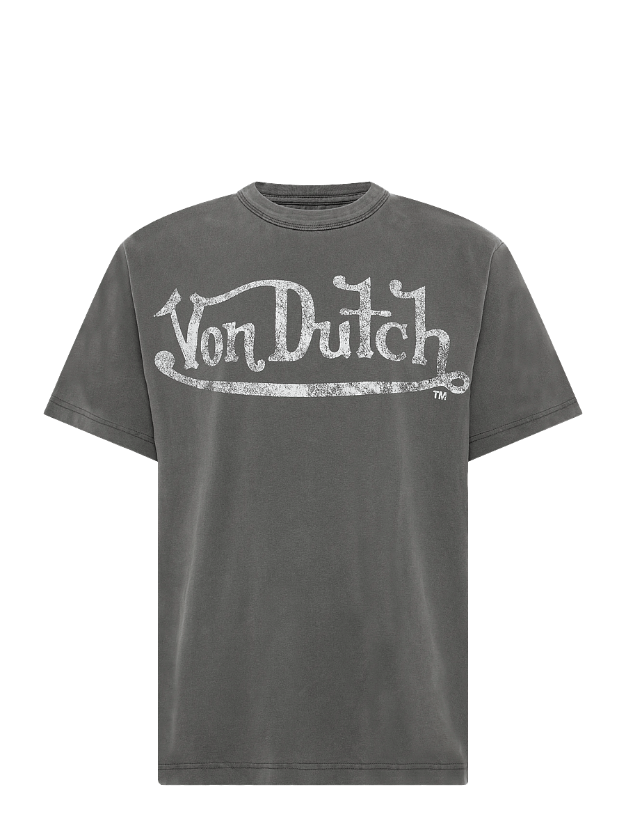 Annarr - ANRERROR DUTCH SS O-NECK TEE - kortærmede t-shirts - forged iron - 1