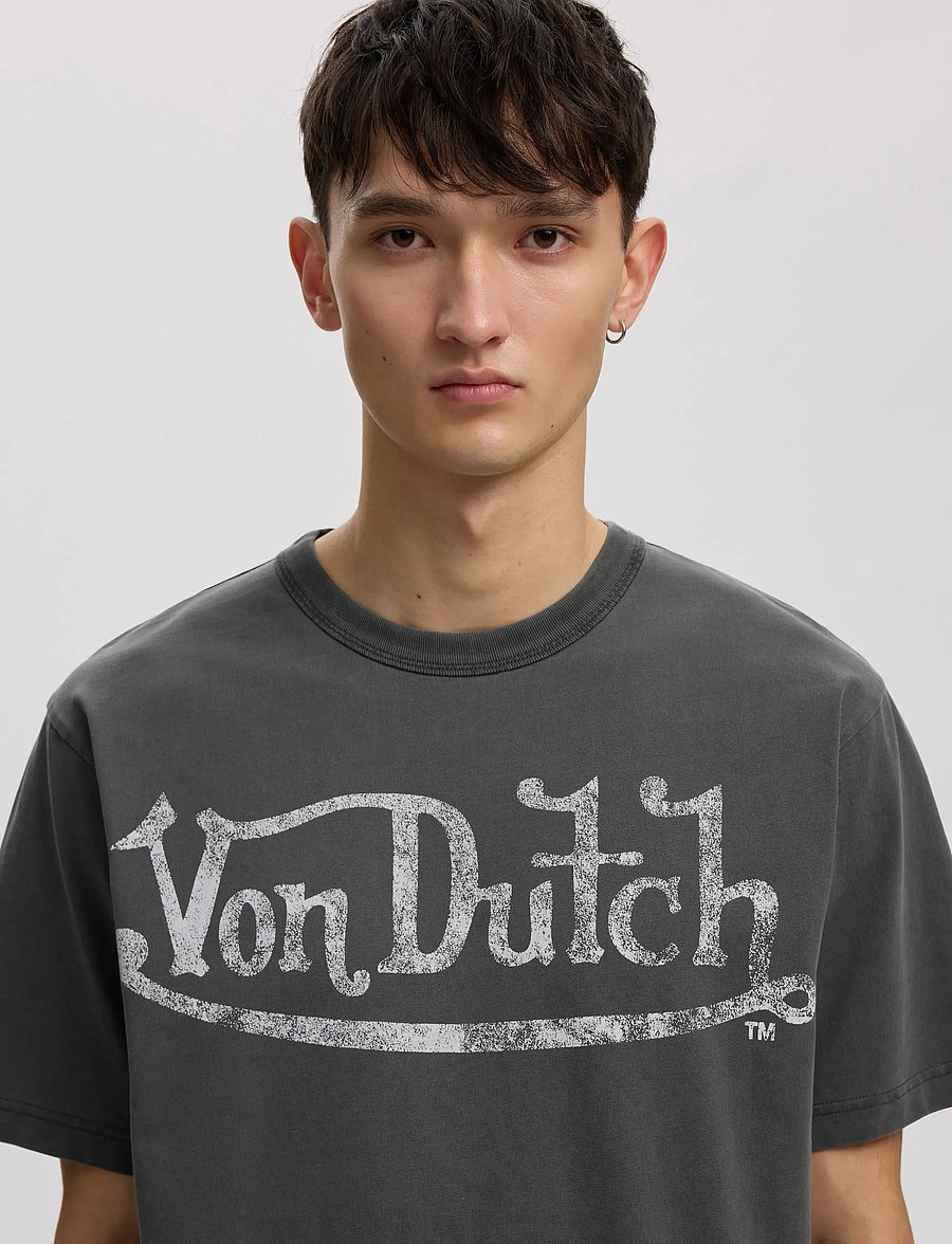 Annarr - ANRERROR DUTCH SS O-NECK TEE - kortærmede t-shirts - forged iron - 5