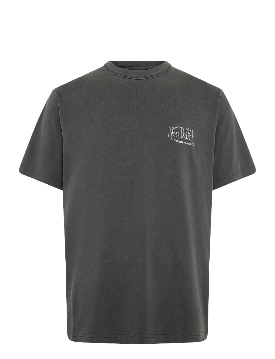 Annarr - ANRERROR DUTCH SS O-NECK TEE - kortermede t-skjorter - forged iron - 1