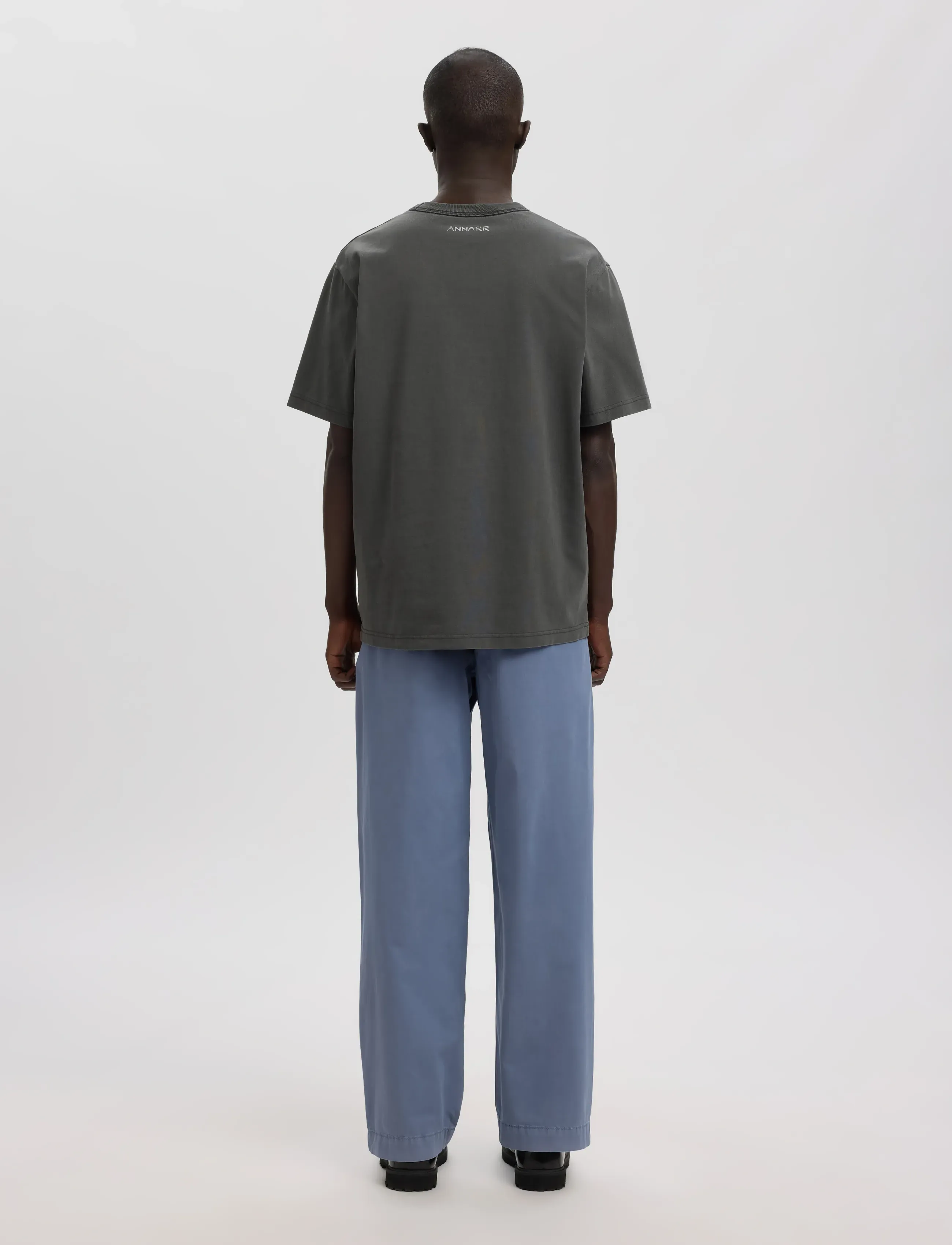 Annarr - ANRERROR DUTCH SS O-NECK TEE - forged iron - 3